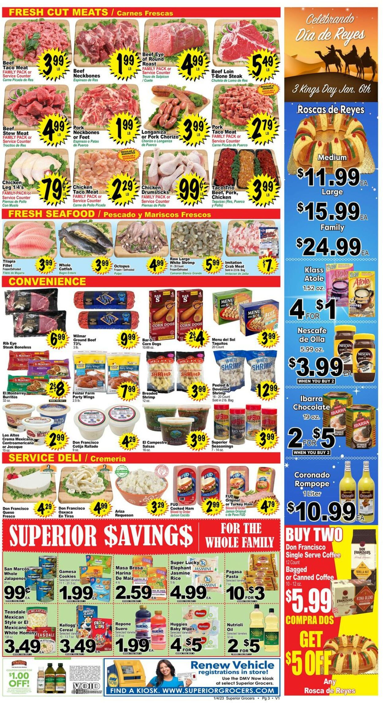 Catalogue Superior Grocers from 01/04/2023