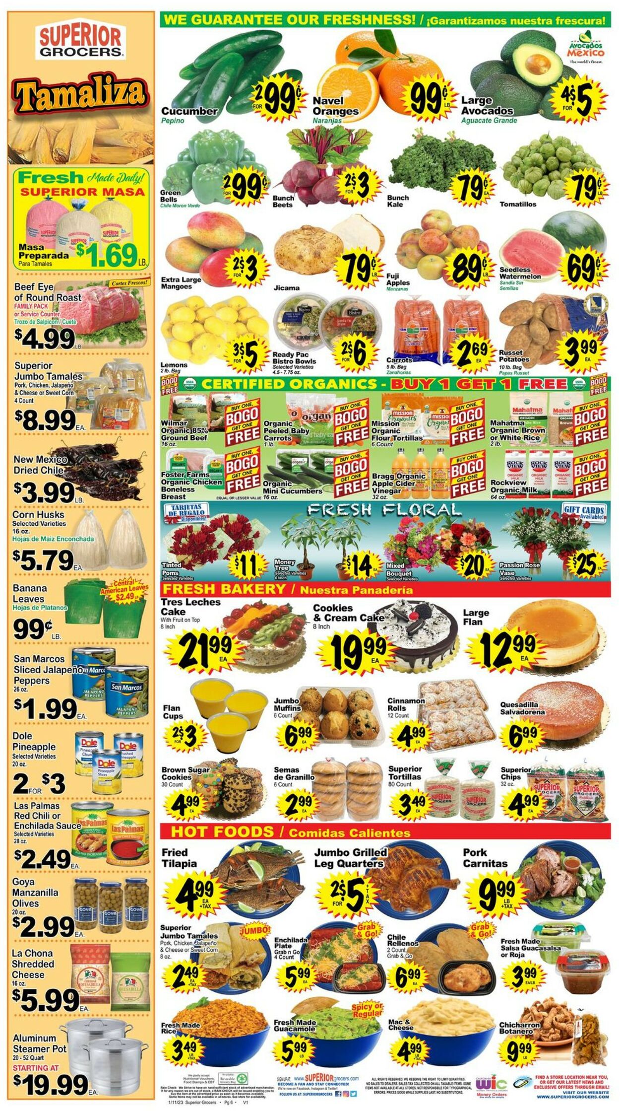Catalogue Superior Grocers from 01/11/2023
