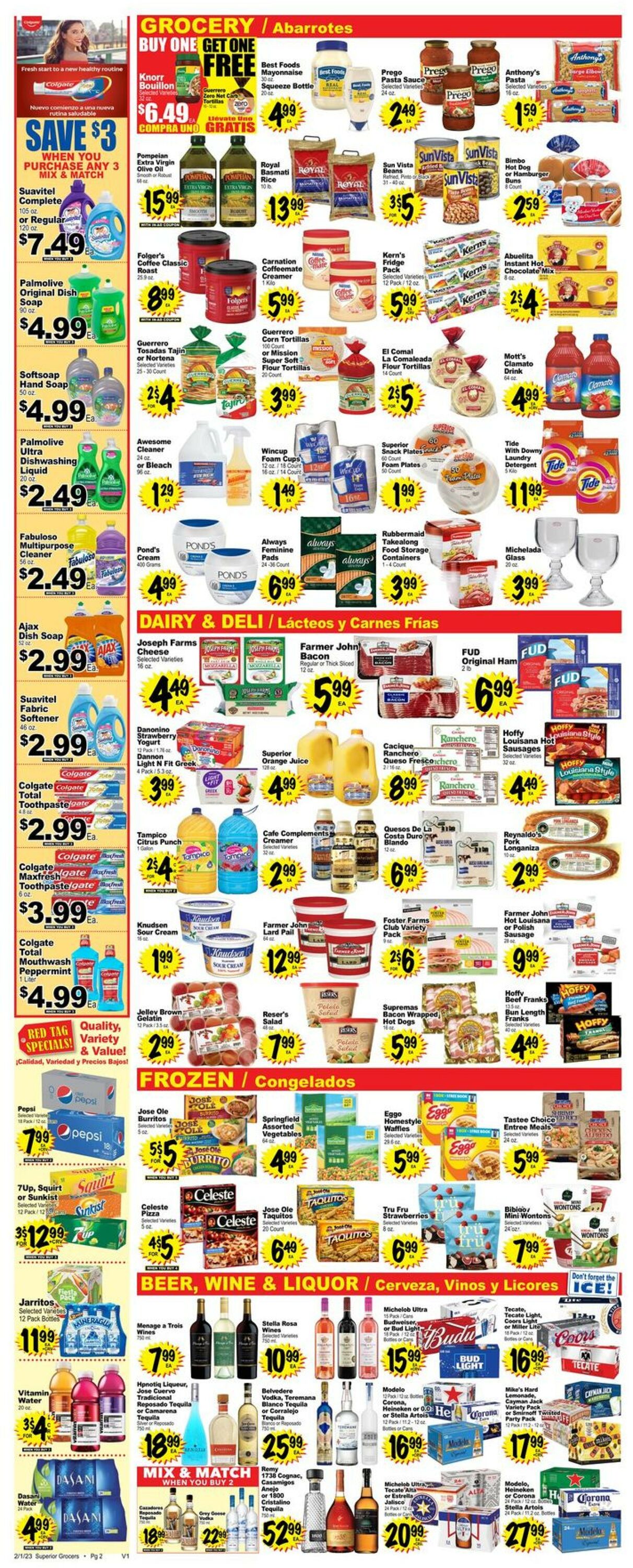 Catalogue Superior Grocers from 02/01/2023