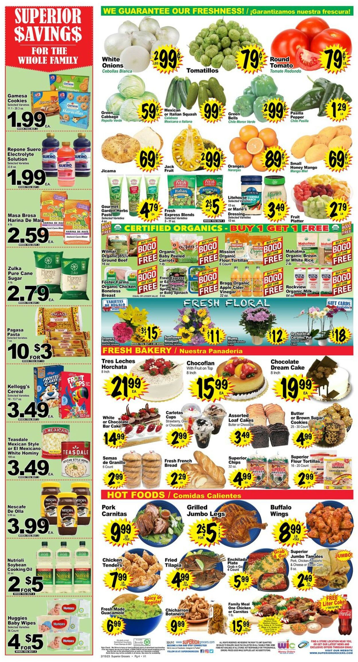 Catalogue Superior Grocers from 02/15/2023