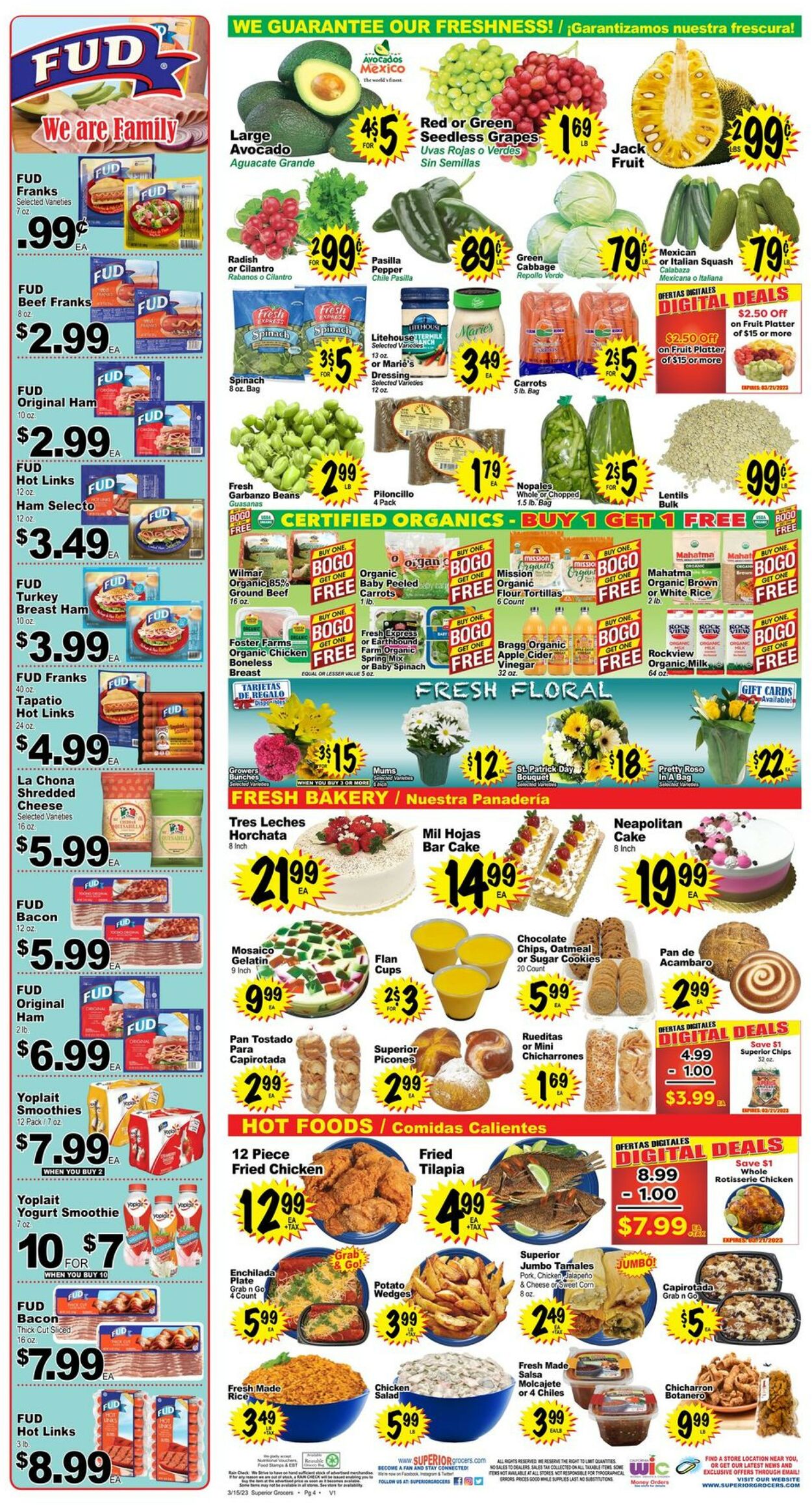 Catalogue Superior Grocers from 03/15/2023