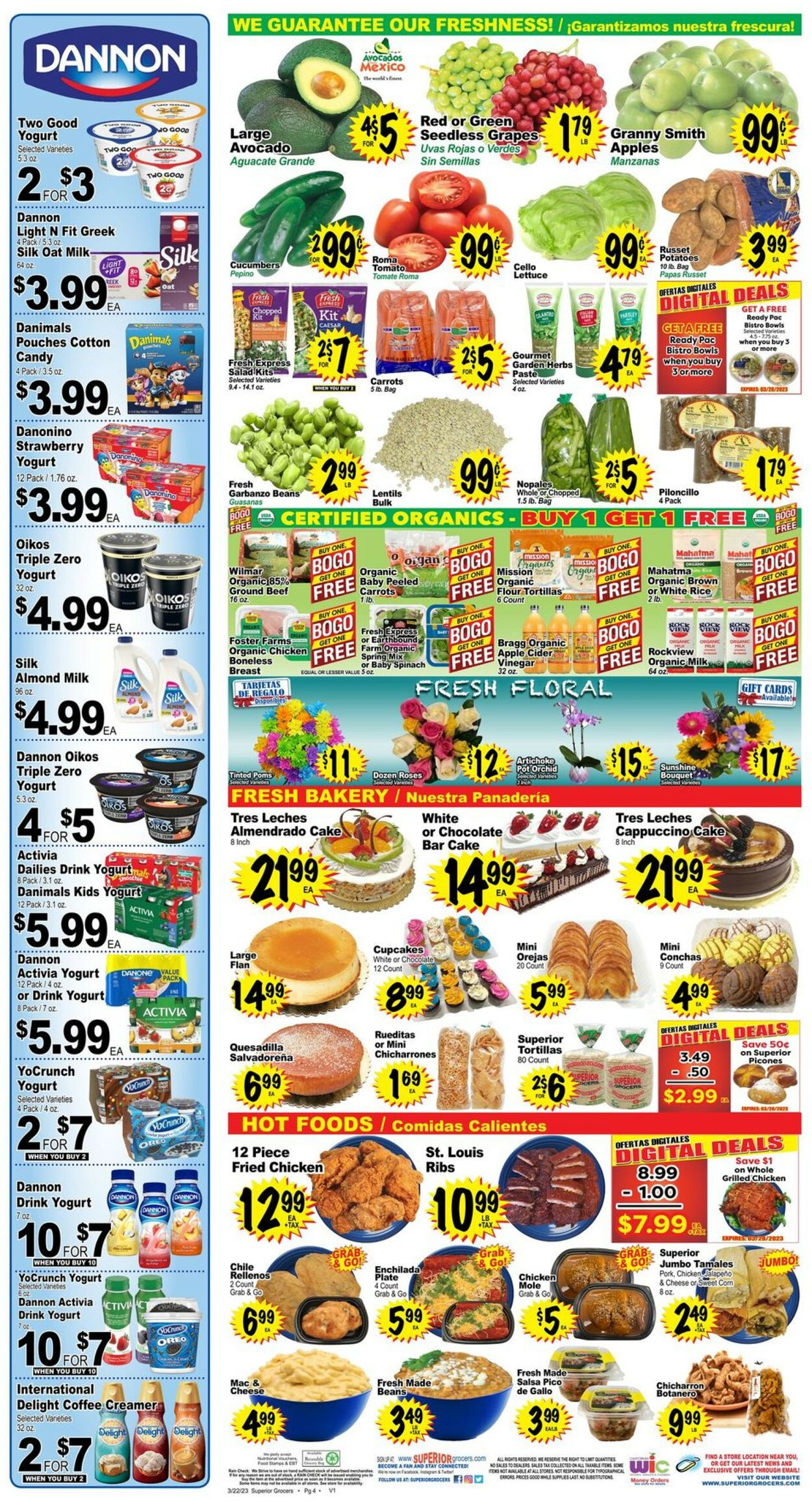 Catalogue Superior Grocers from 03/22/2023