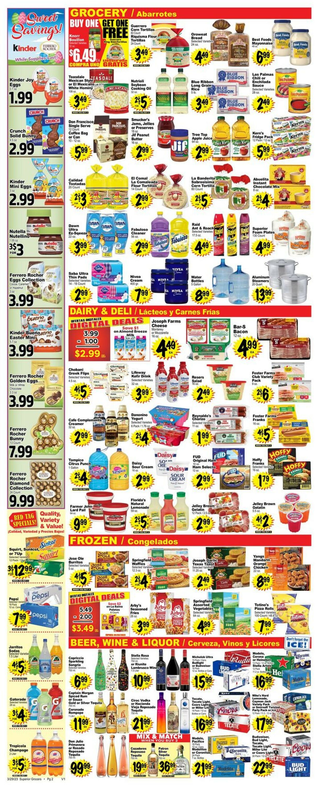 Catalogue Superior Grocers from 03/29/2023