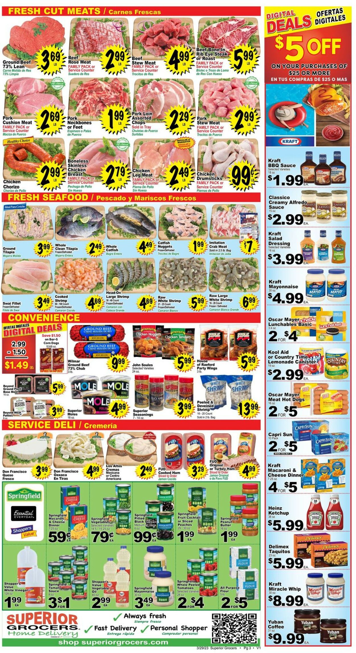 Catalogue Superior Grocers from 03/29/2023