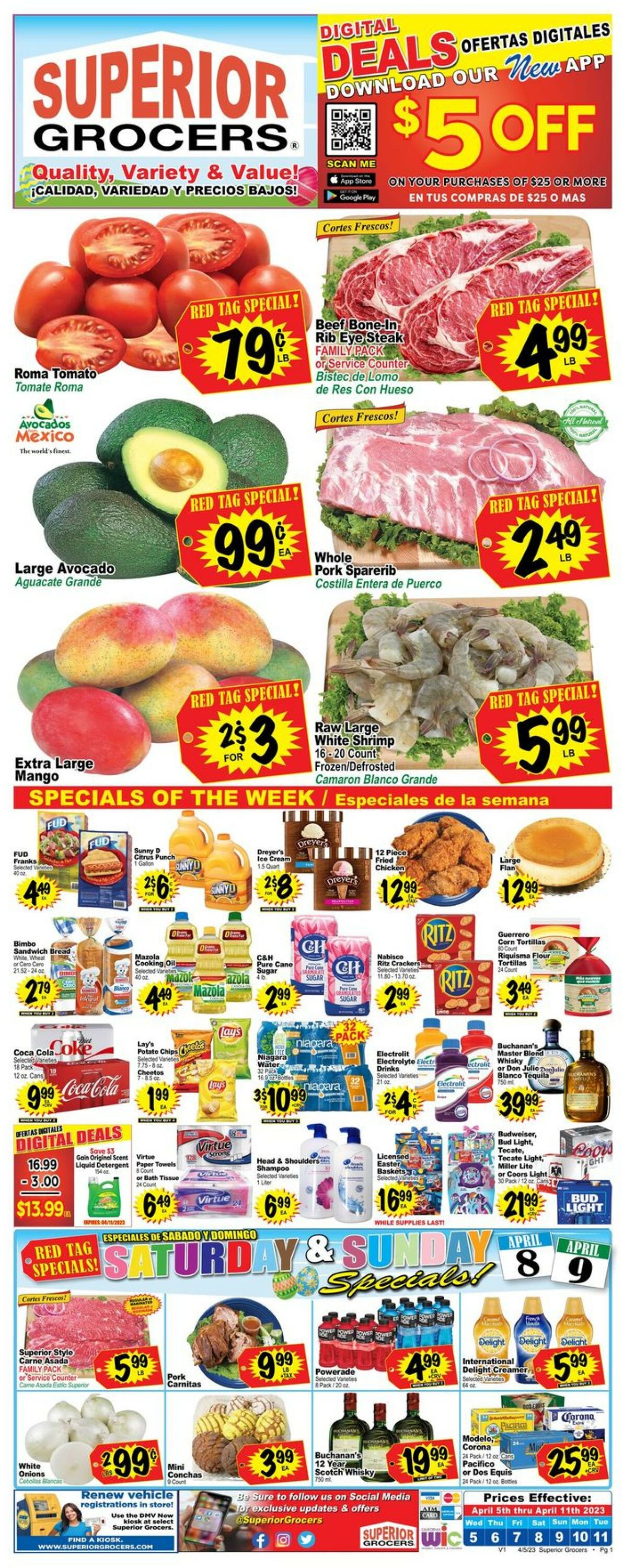 Catalogue Superior Grocers from 04/05/2023