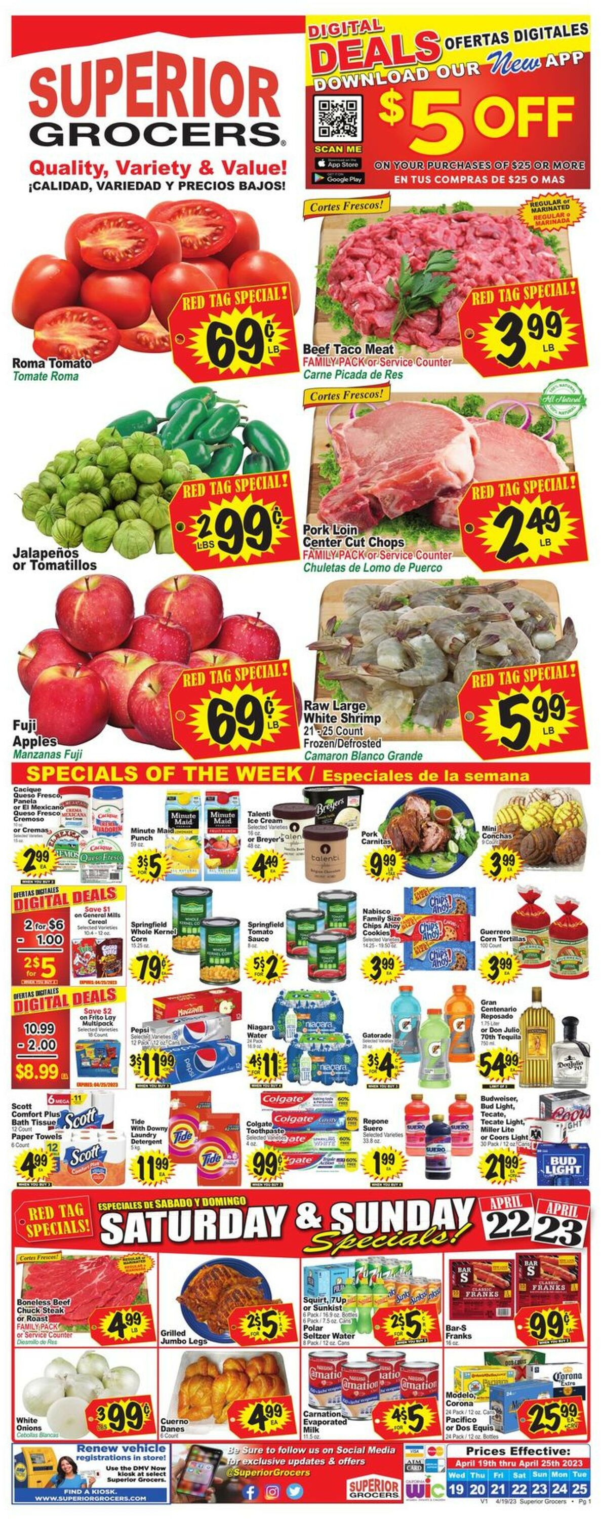 Catalogue Superior Grocers from 04/19/2023