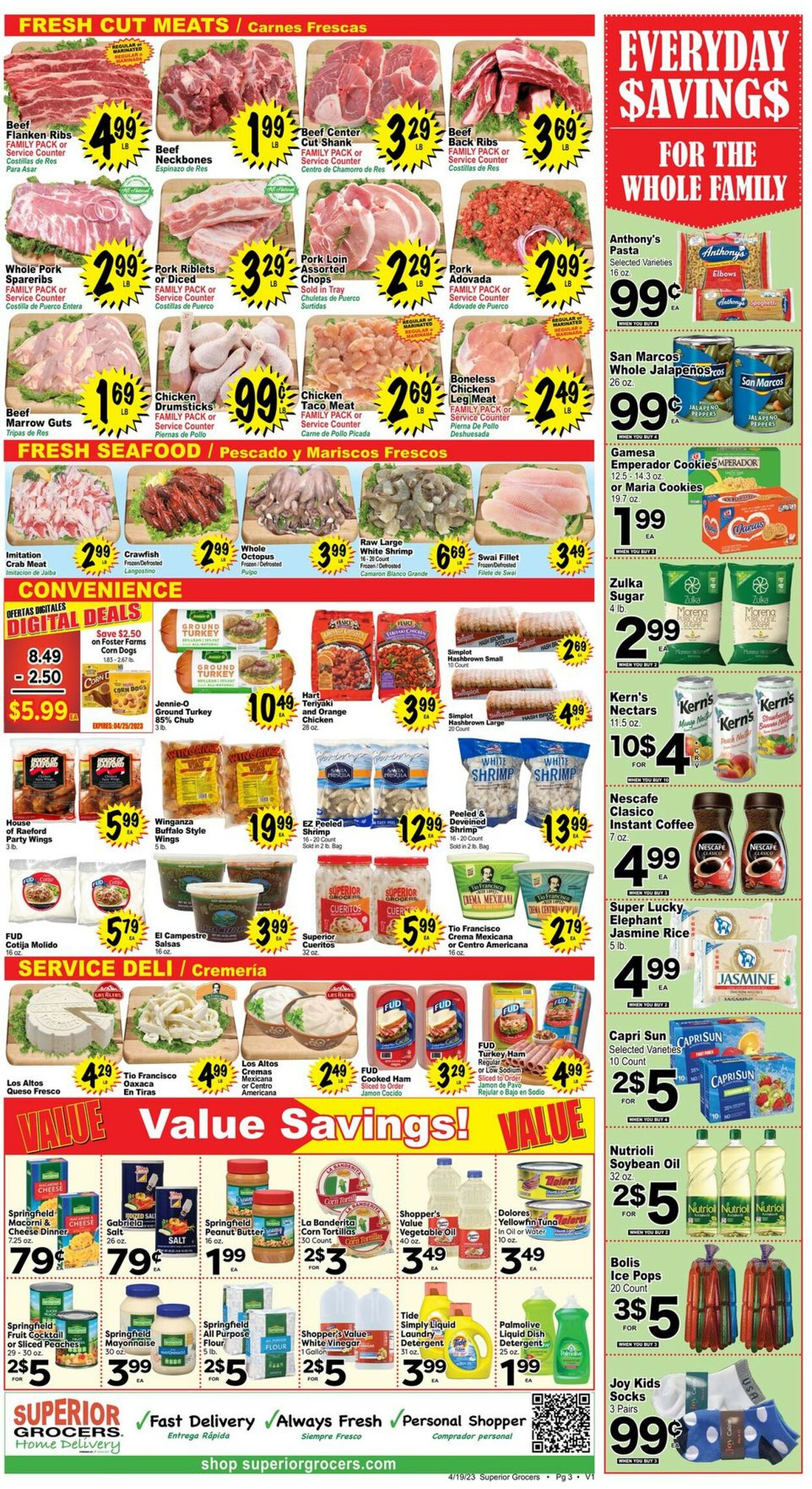Catalogue Superior Grocers from 04/19/2023