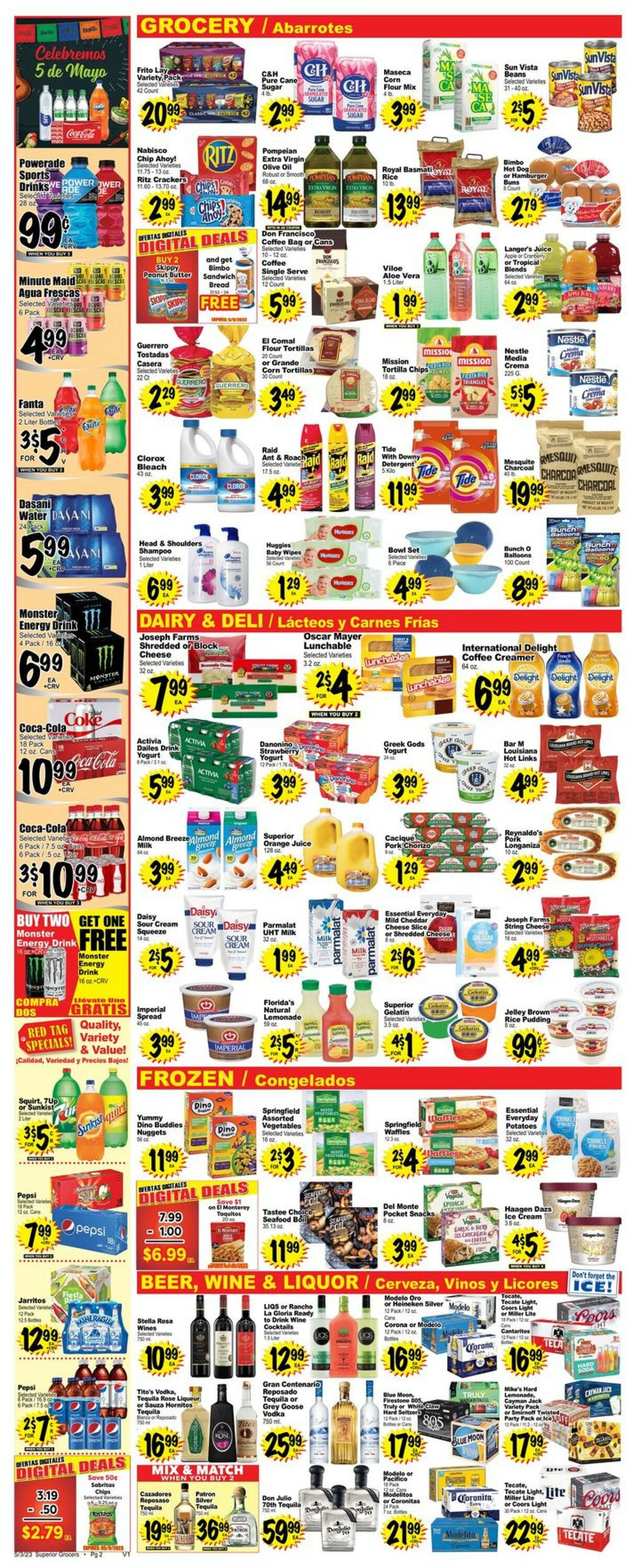 Catalogue Superior Grocers from 05/03/2023