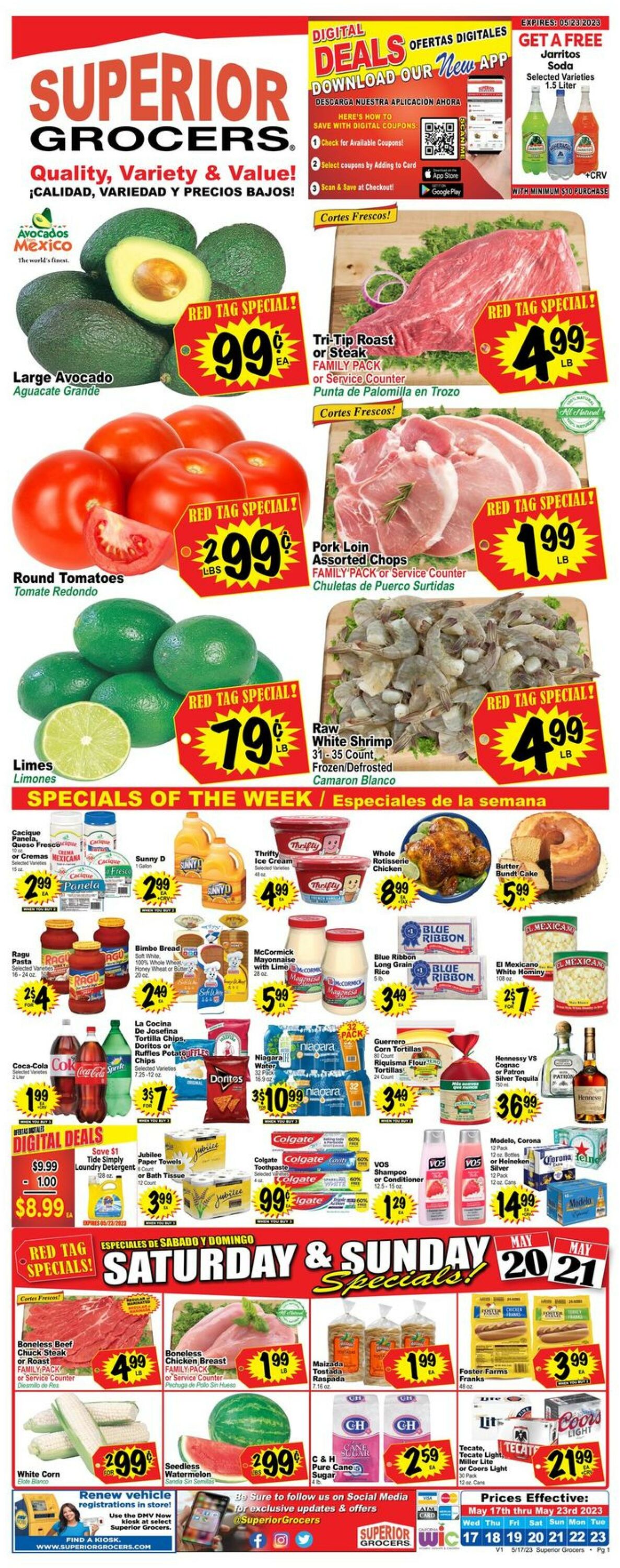 Catalogue Superior Grocers from 05/17/2023