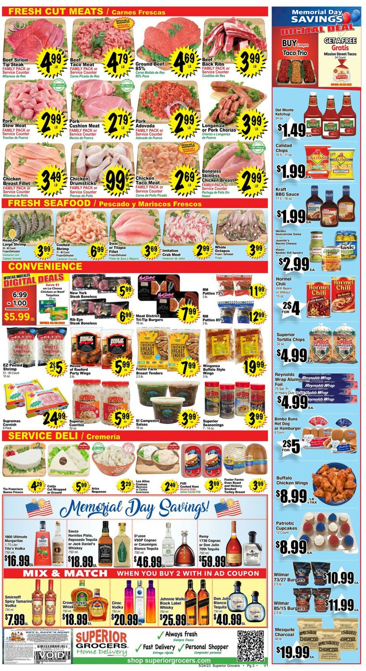 Catalogue Superior Grocers from 05/24/2023