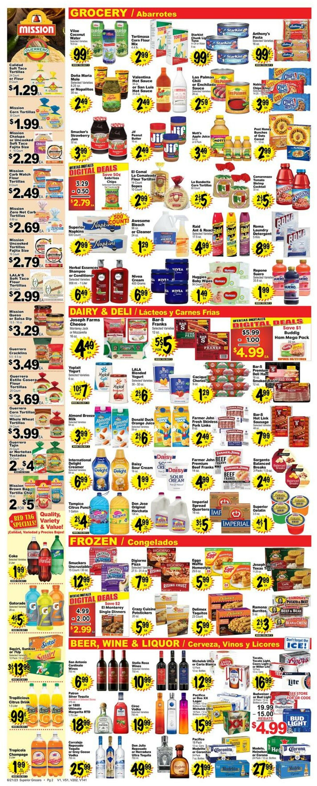 Catalogue Superior Grocers from 06/21/2023