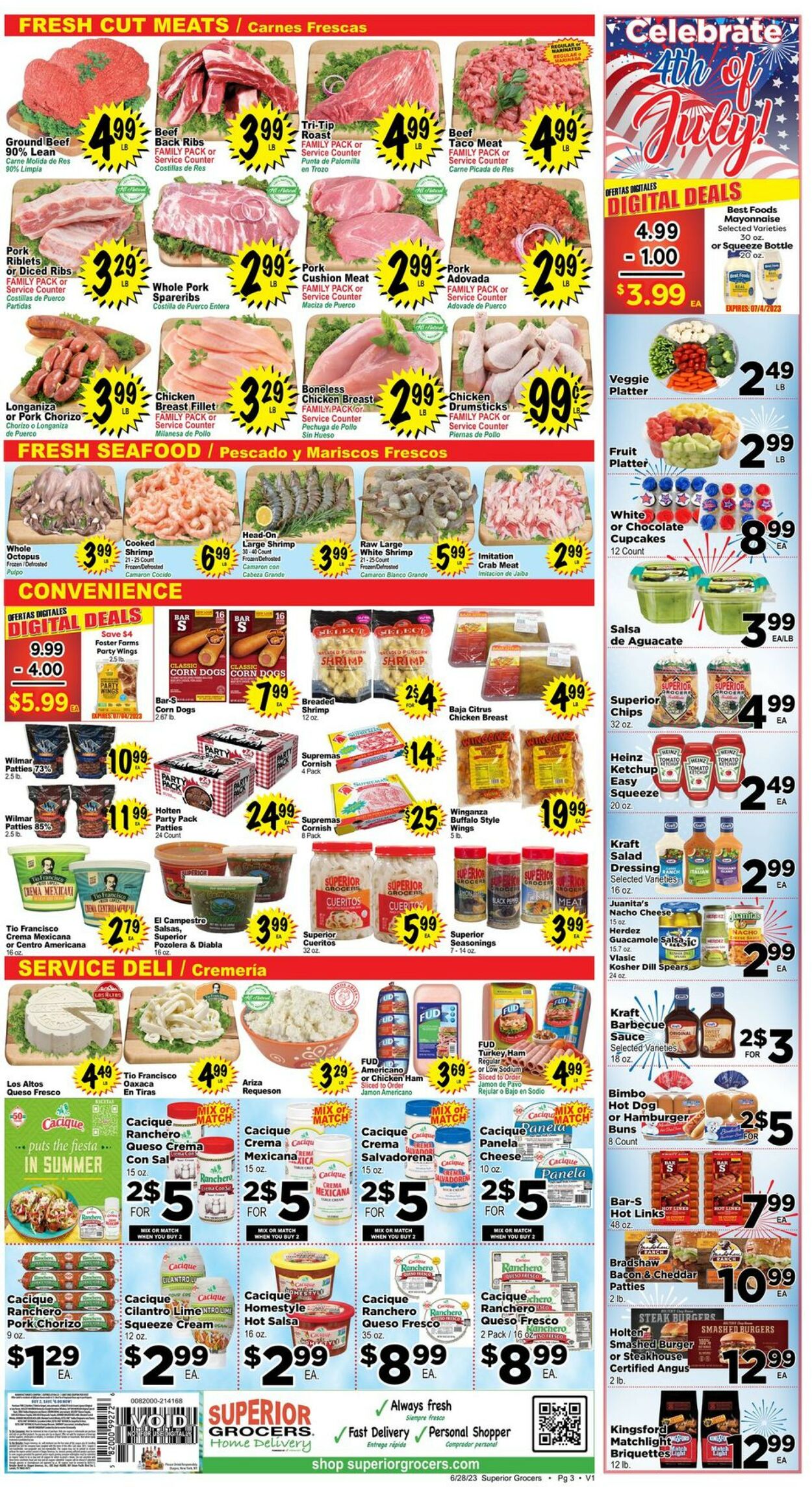 Catalogue Superior Grocers from 06/28/2023