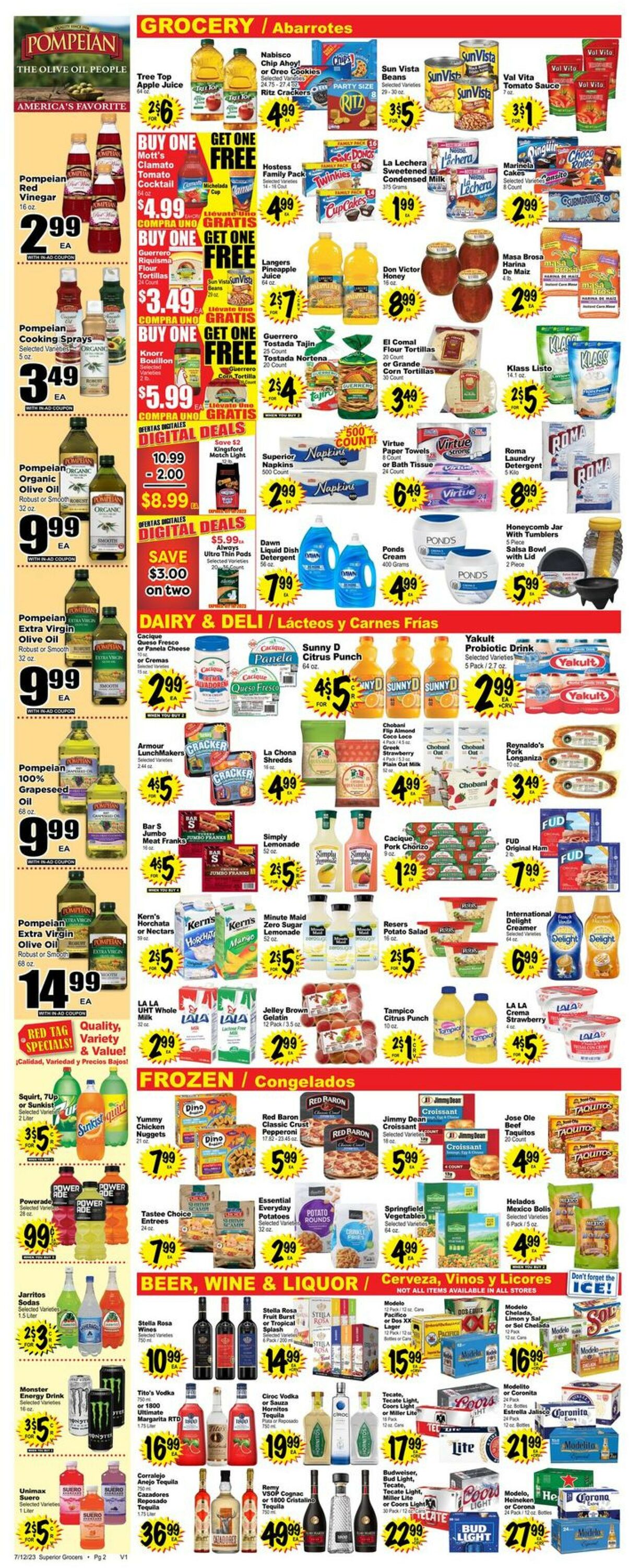 Catalogue Superior Grocers from 07/12/2023