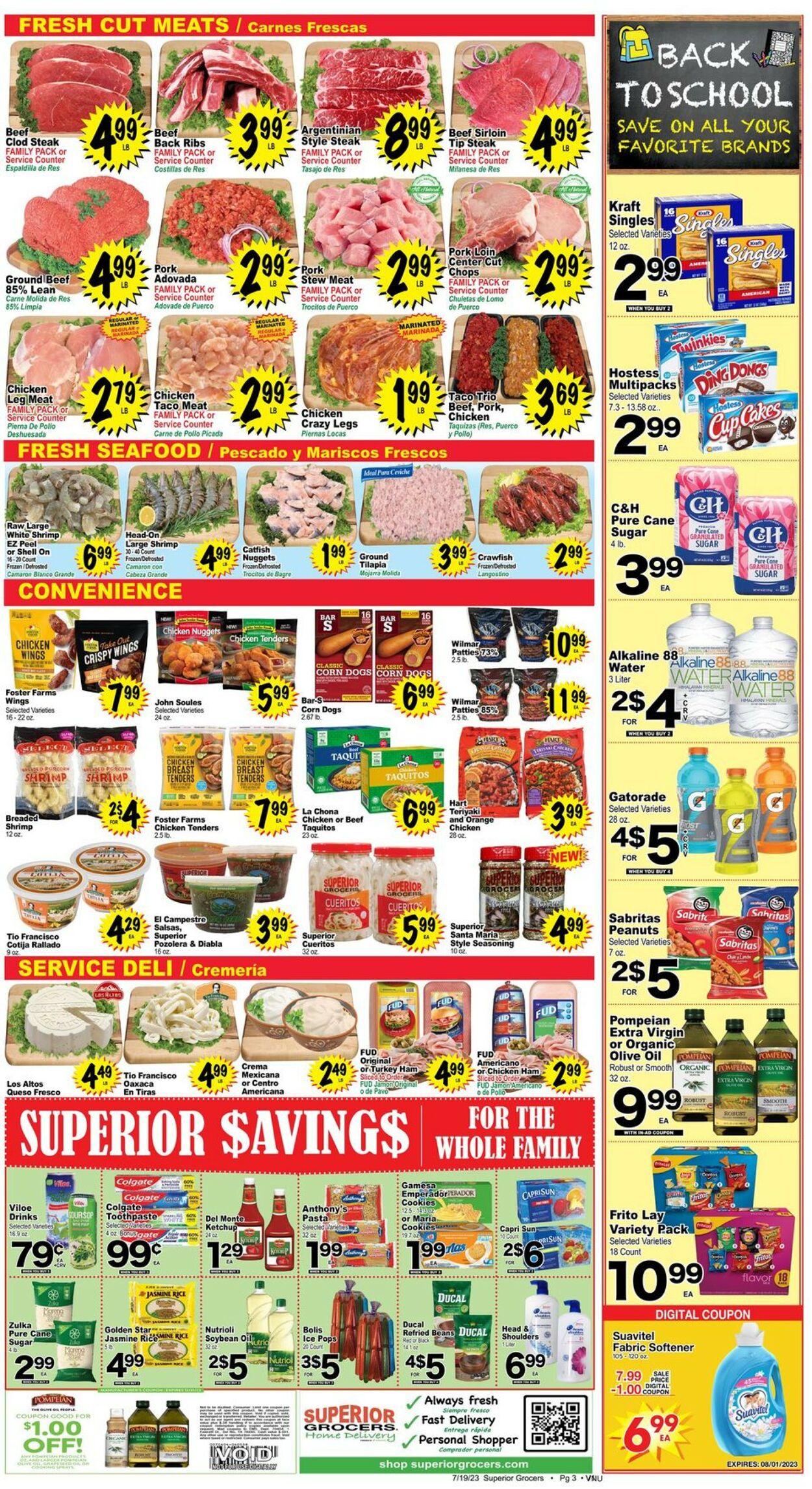 Catalogue Superior Grocers from 07/26/2023