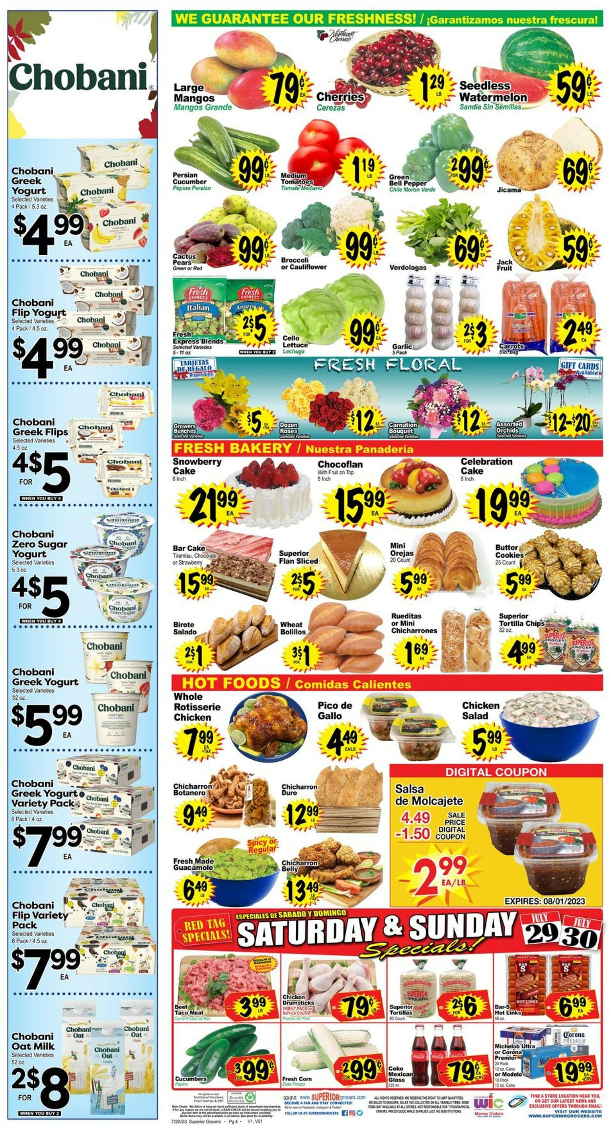 Catalogue Superior Grocers from 07/26/2023