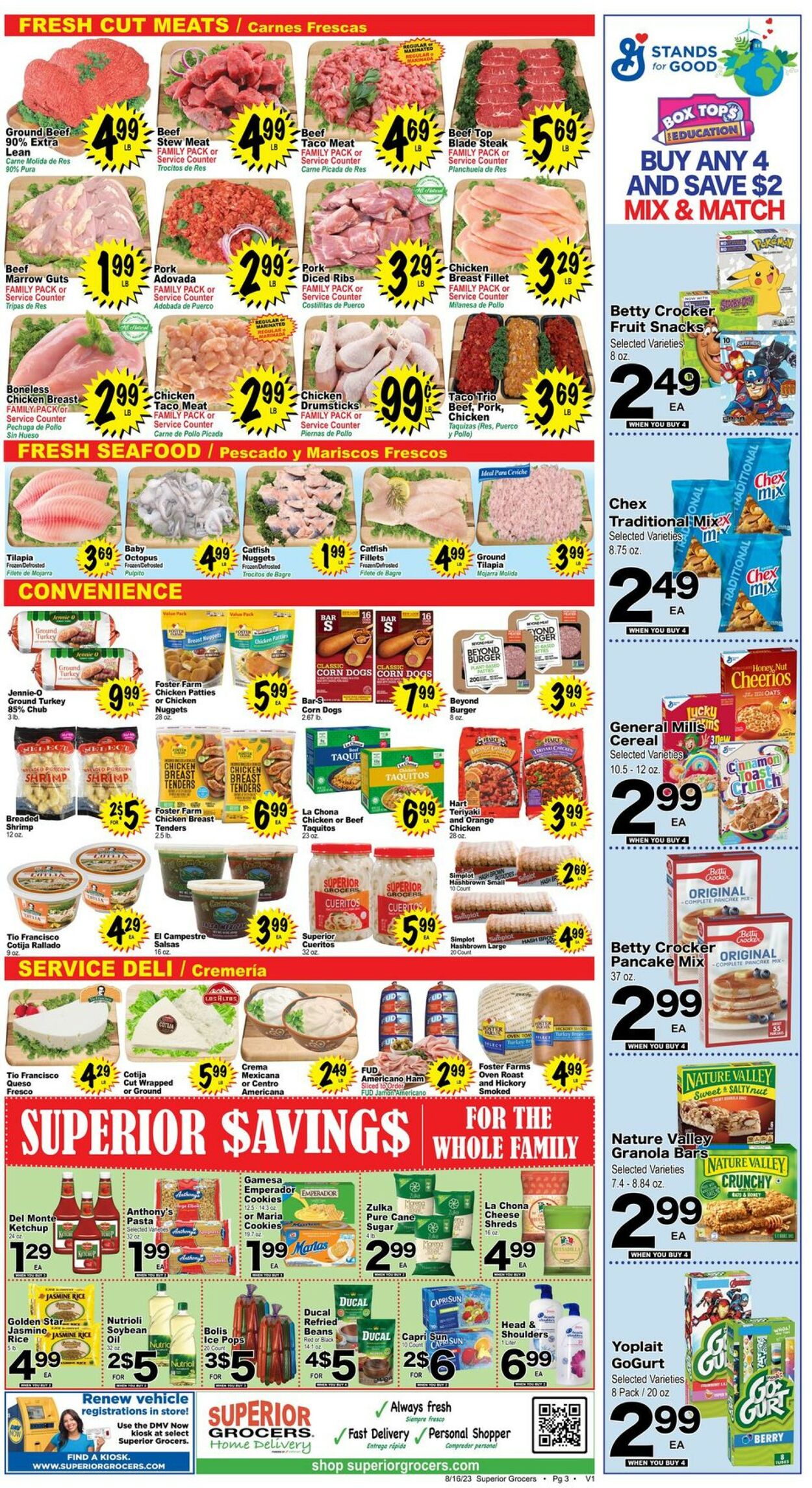 Catalogue Superior Grocers from 08/16/2023