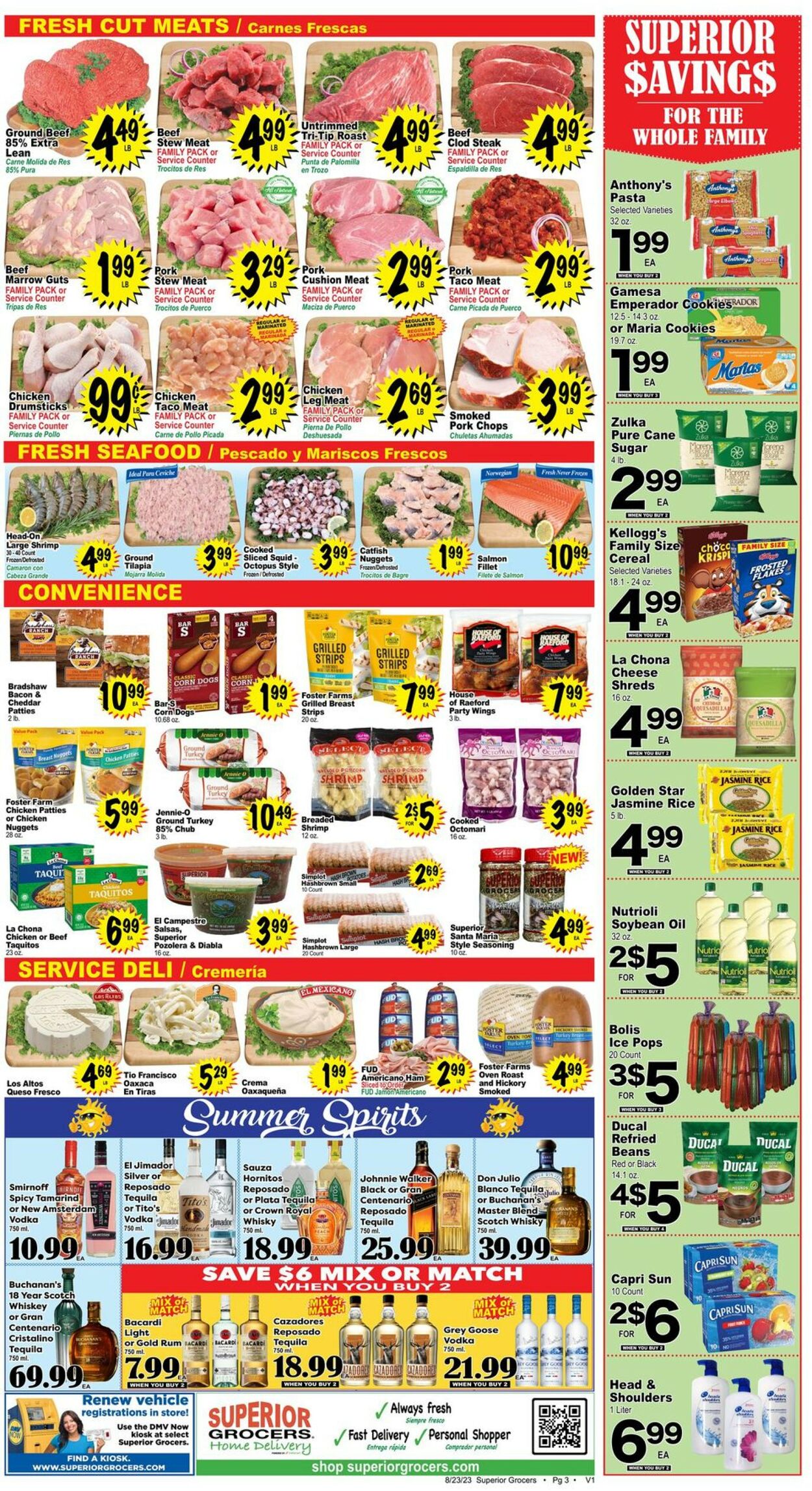 Catalogue Superior Grocers from 08/23/2023
