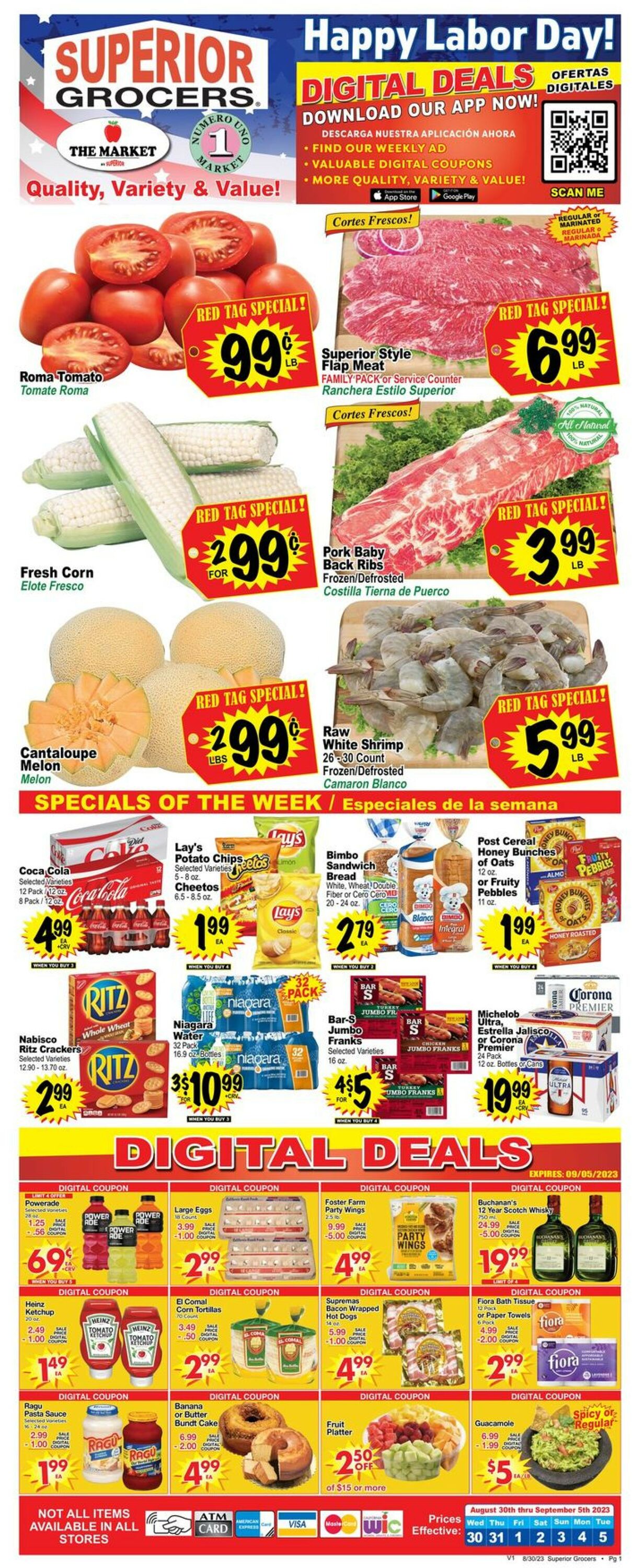 Catalogue Superior Grocers from 08/30/2023