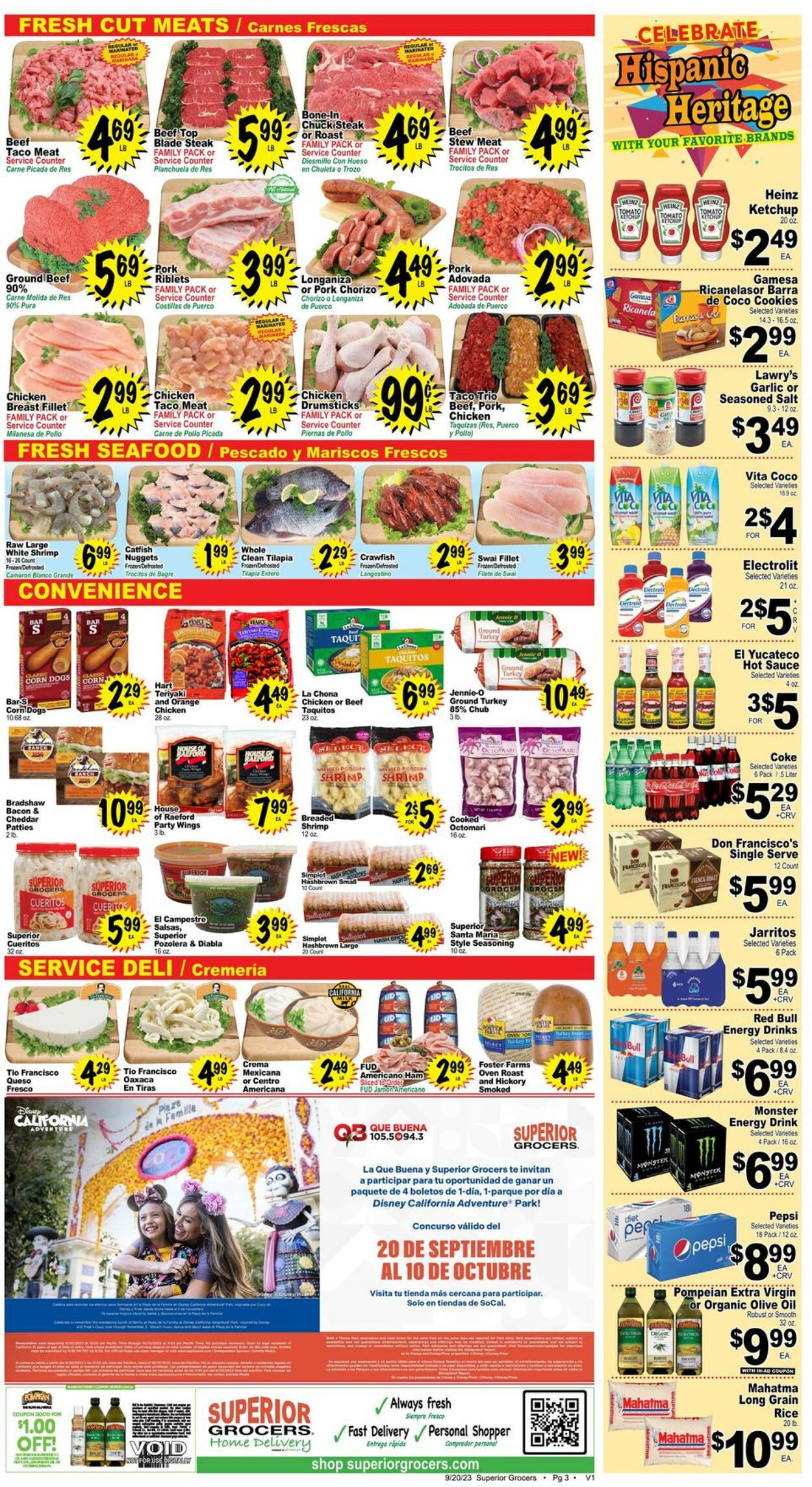 Catalogue Superior Grocers from 09/20/2023