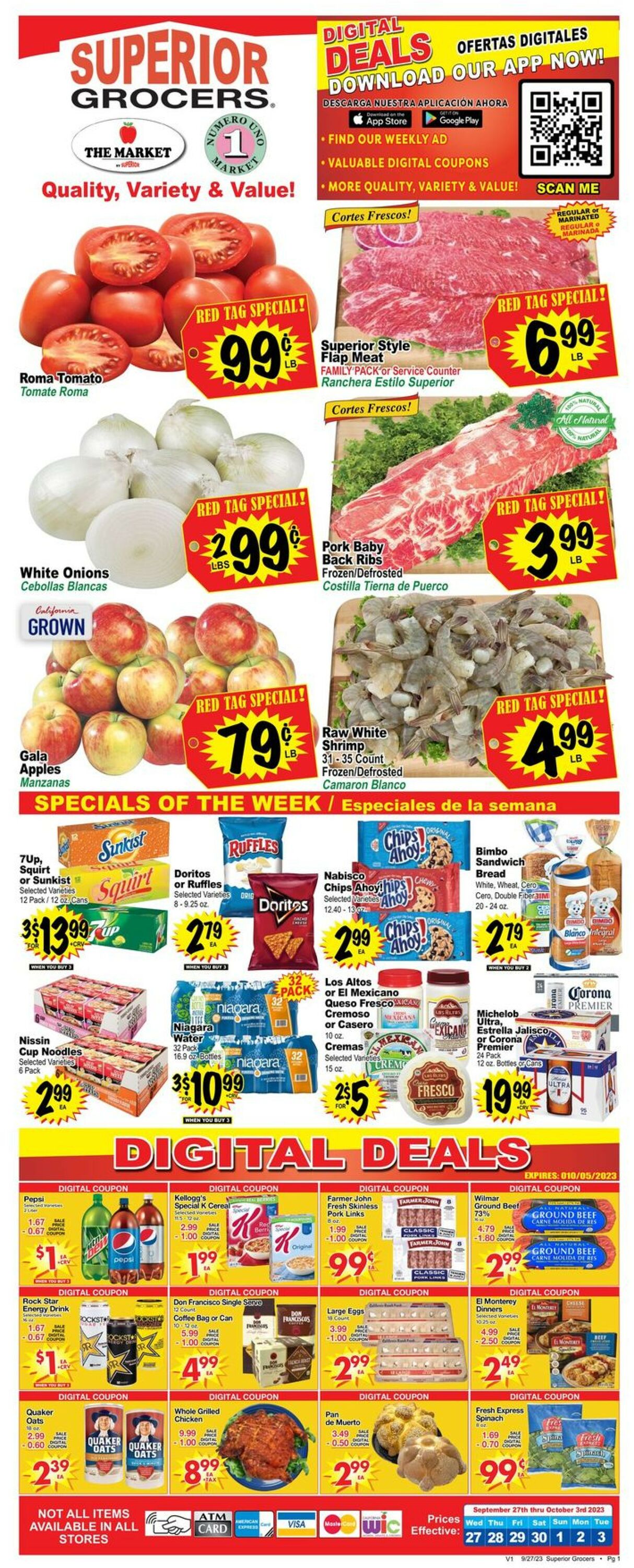 Catalogue Superior Grocers from 09/27/2023