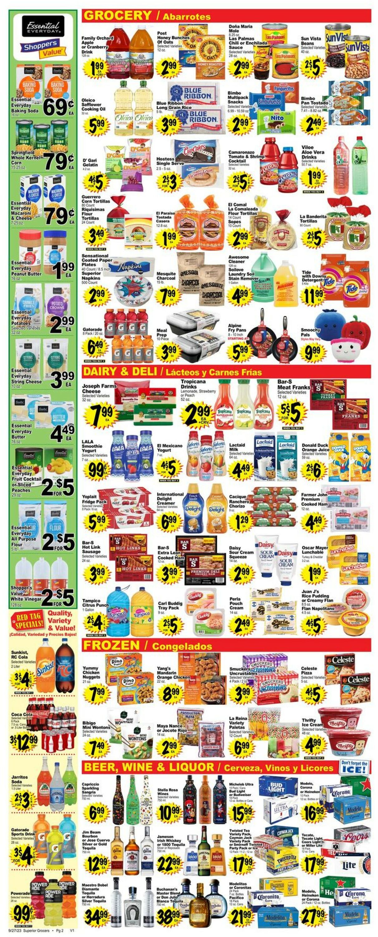 Catalogue Superior Grocers from 09/27/2023
