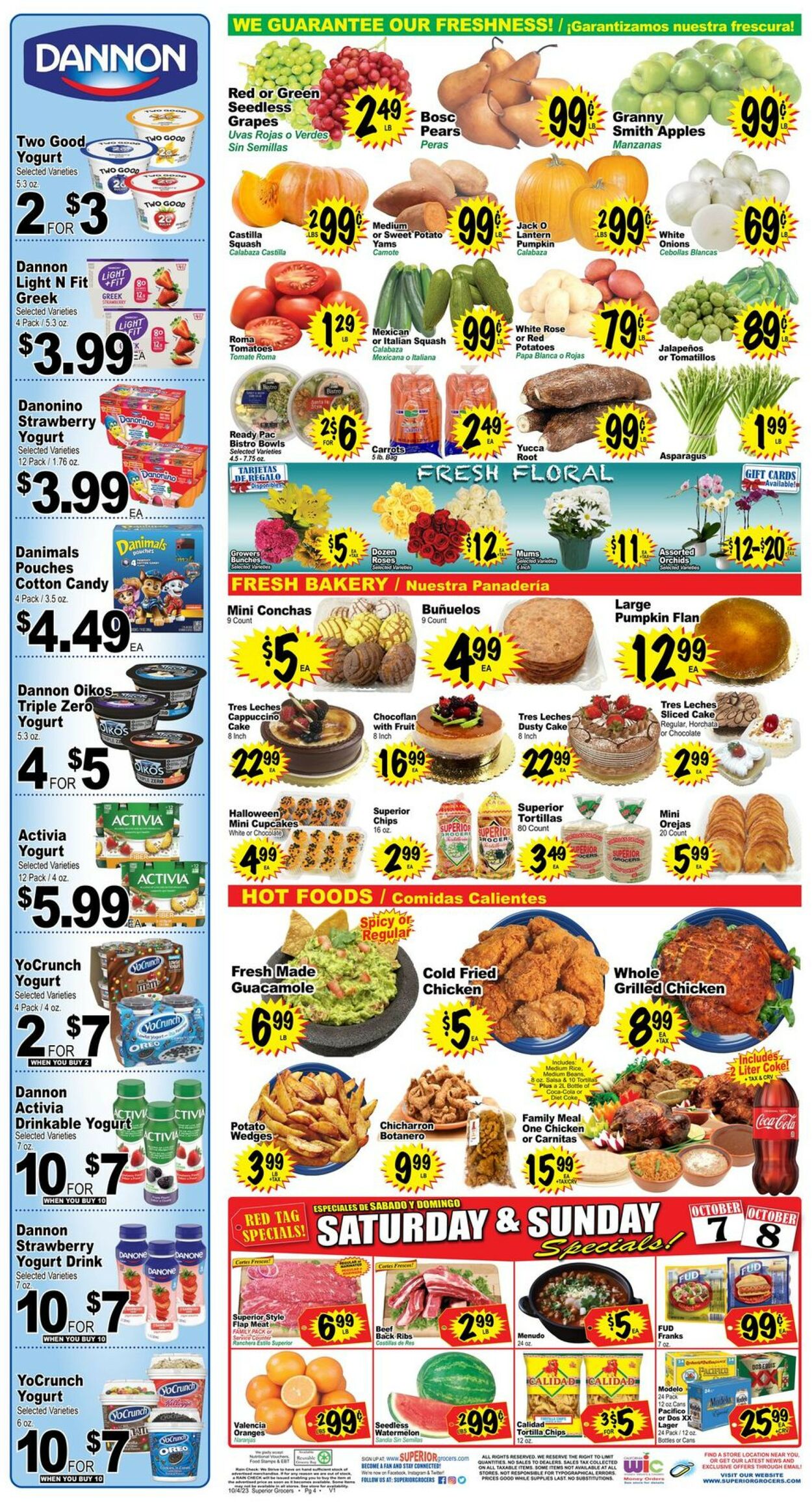Catalogue Superior Grocers from 10/04/2023