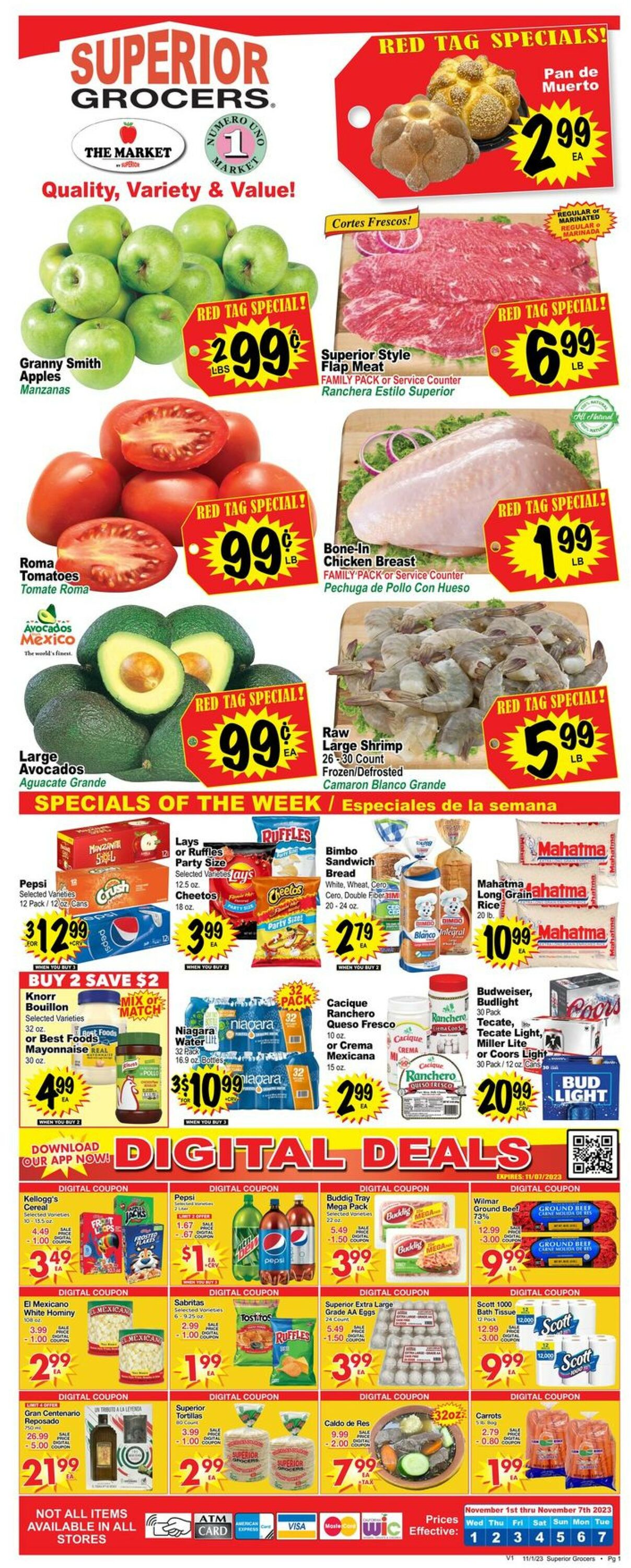 Catalogue Superior Grocers from 11/01/2023