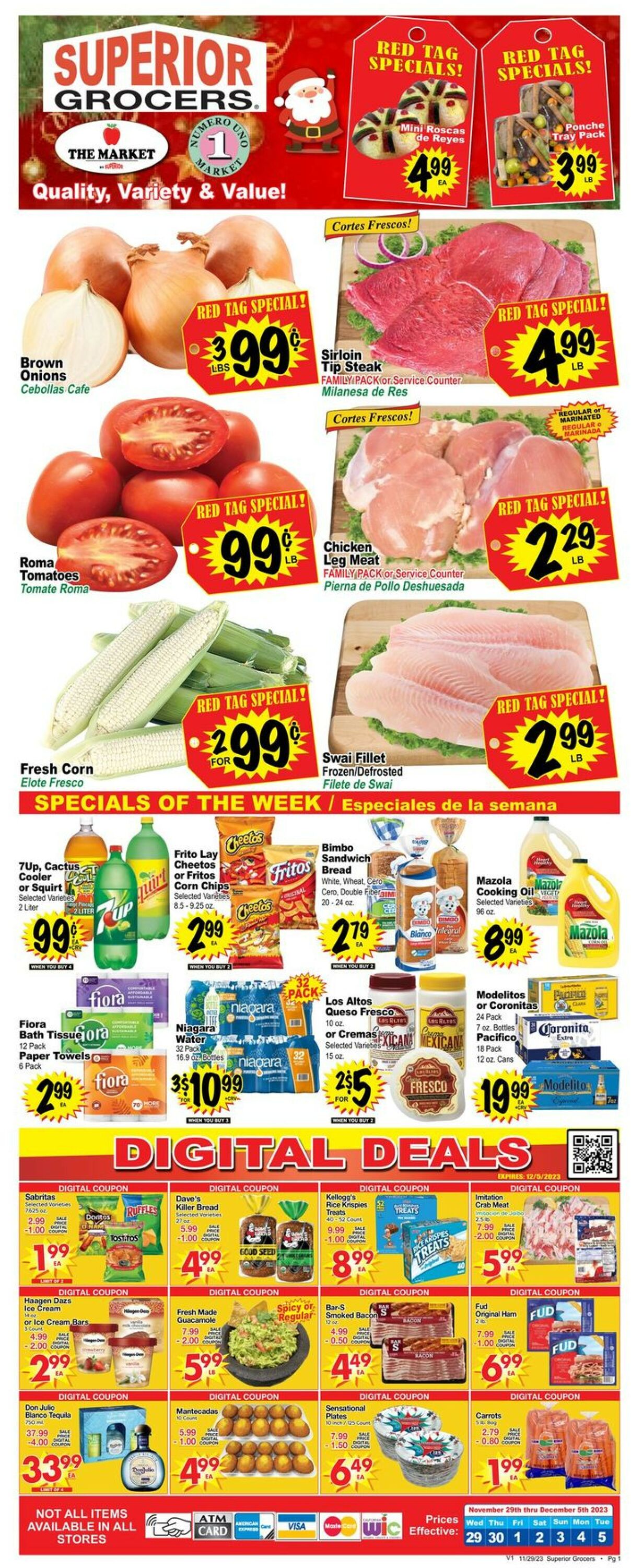 Catalogue Superior Grocers from 11/29/2023