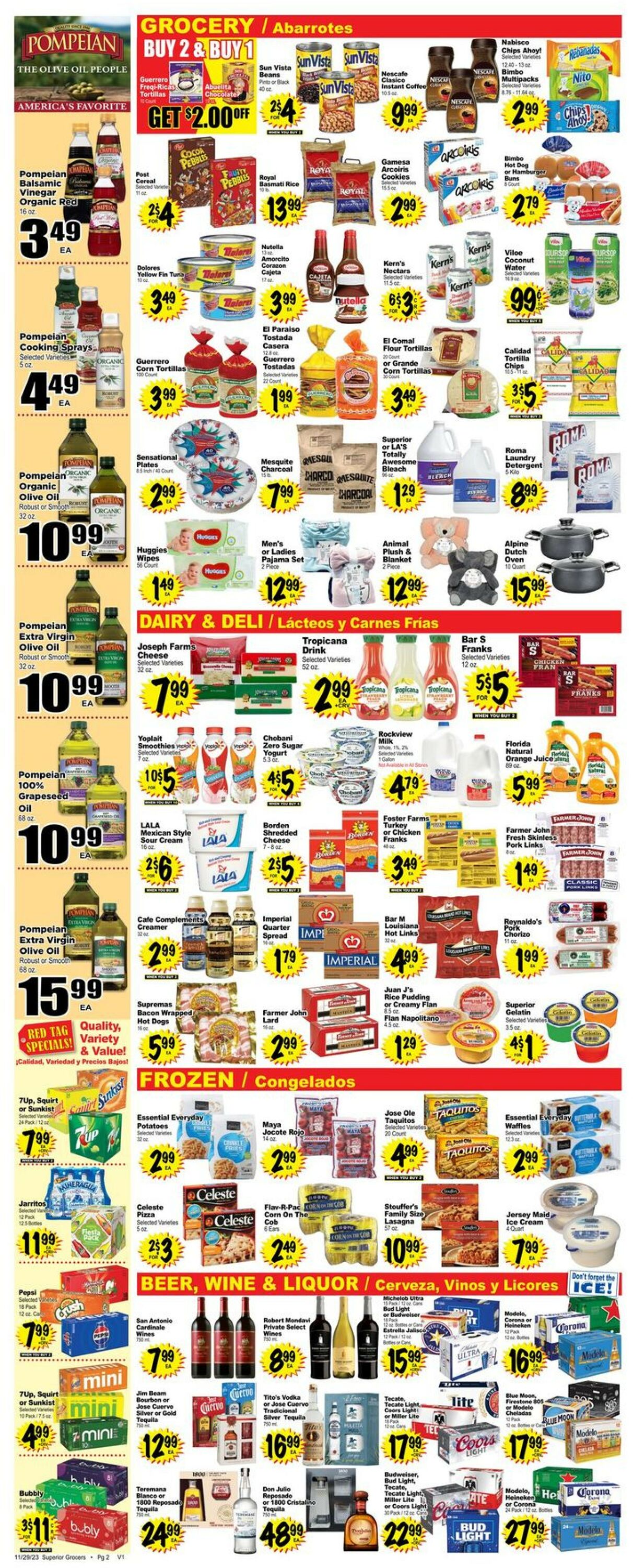 Catalogue Superior Grocers from 11/29/2023