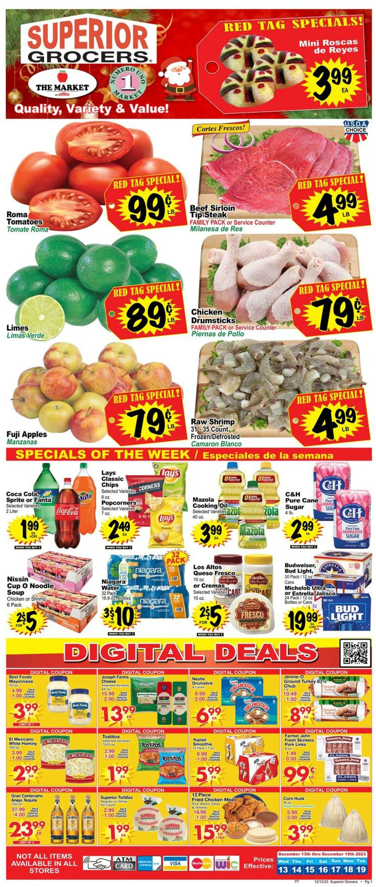 Catalogue Superior Grocers from 12/13/2023