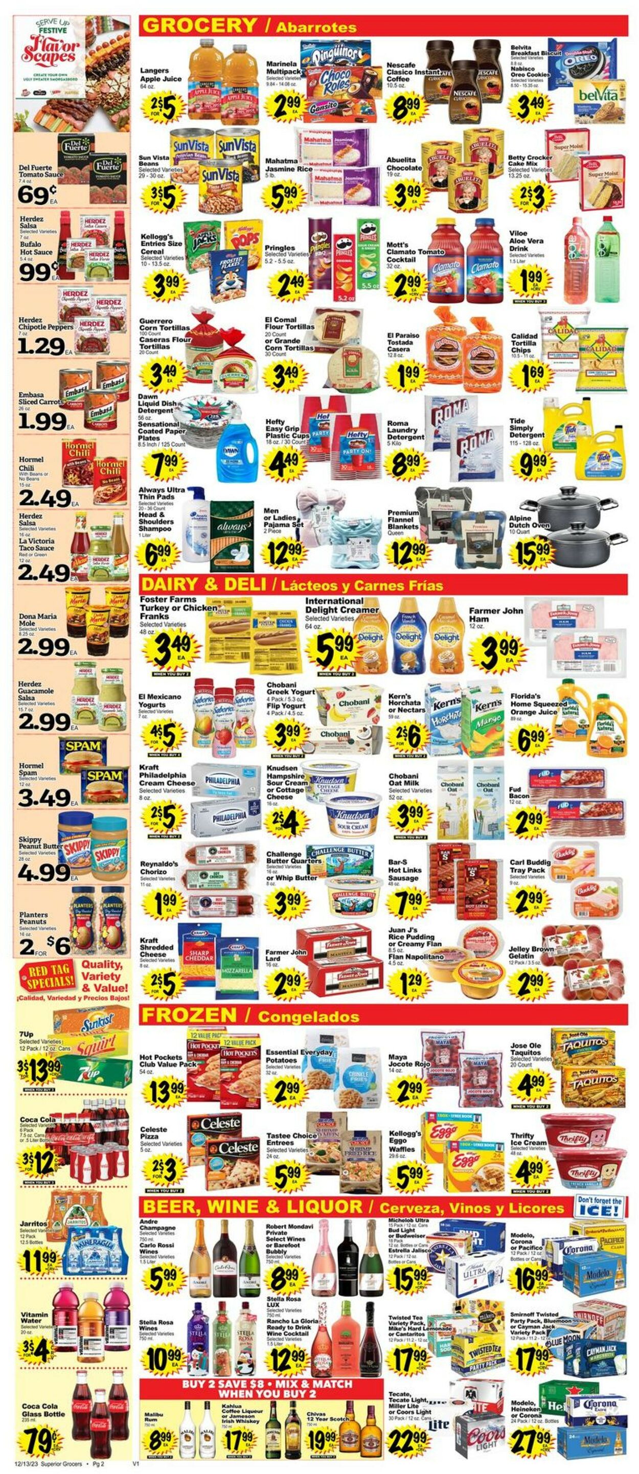 Catalogue Superior Grocers from 12/13/2023