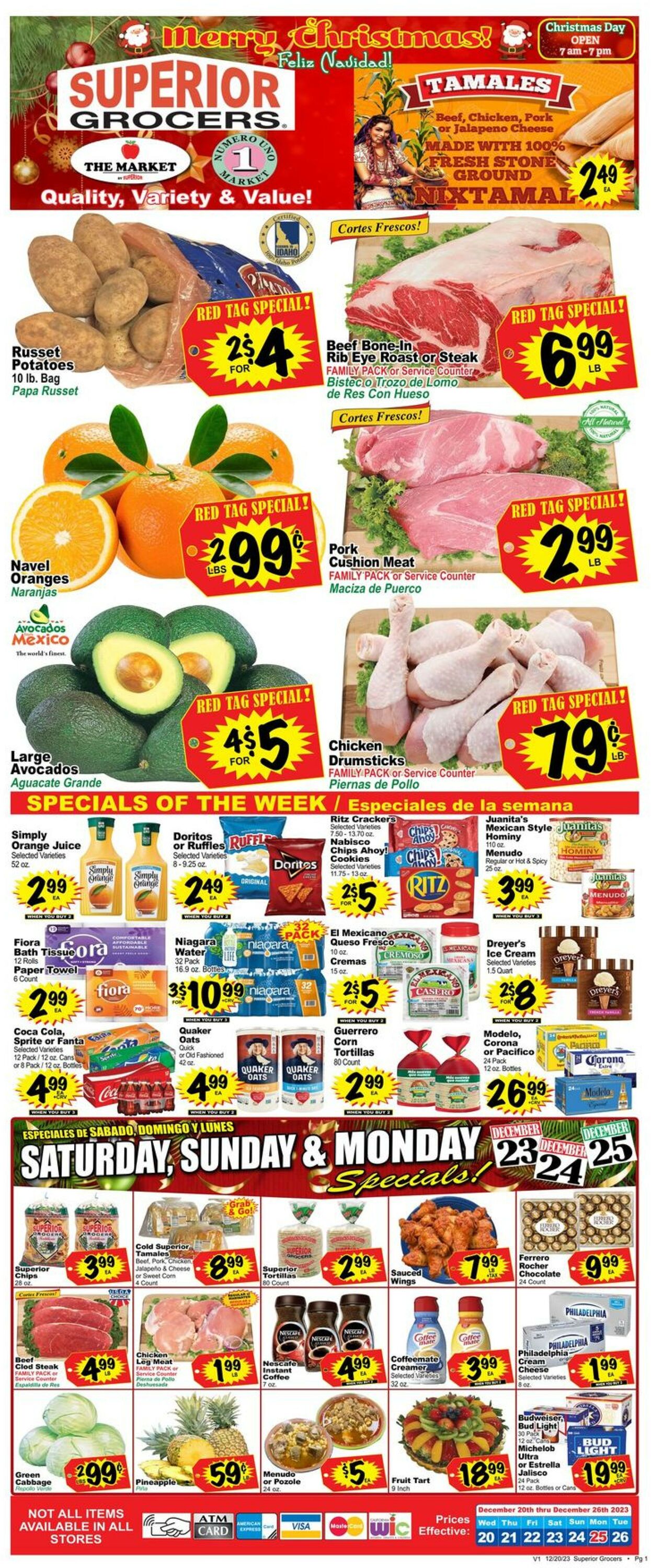 Catalogue Superior Grocers from 12/20/2023