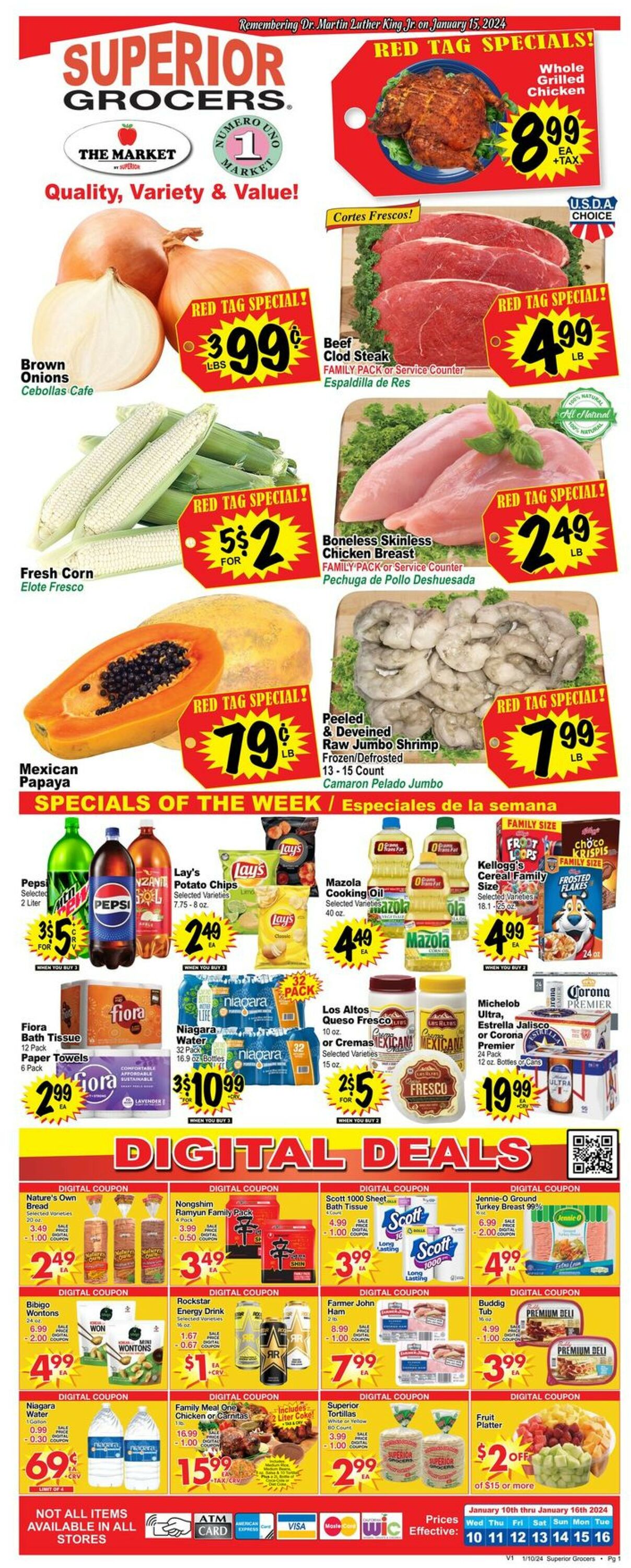 Catalogue Superior Grocers from 01/10/2024