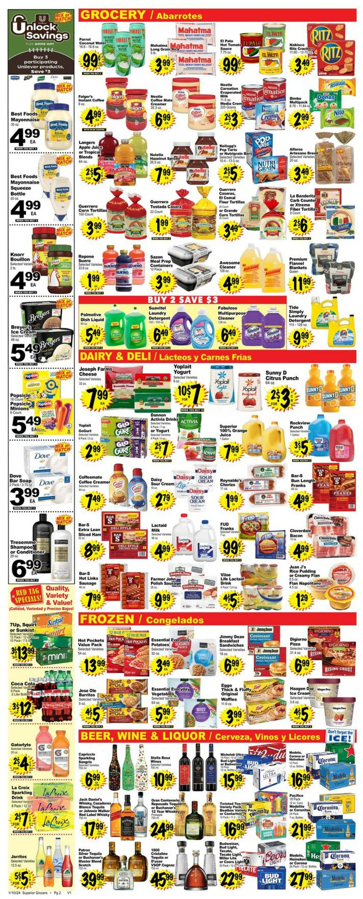 Catalogue Superior Grocers from 01/10/2024