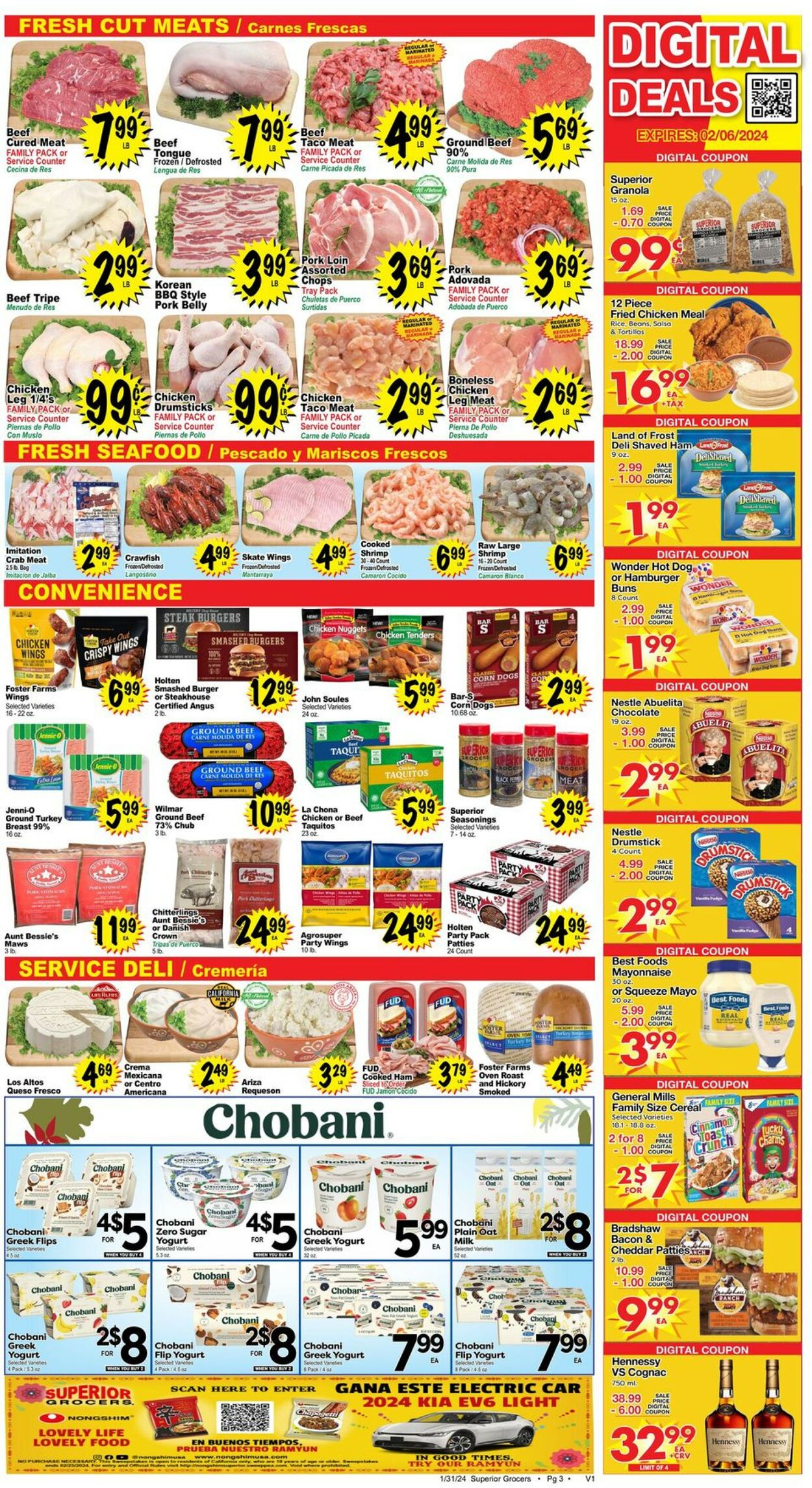 Catalogue Superior Grocers from 01/31/2024