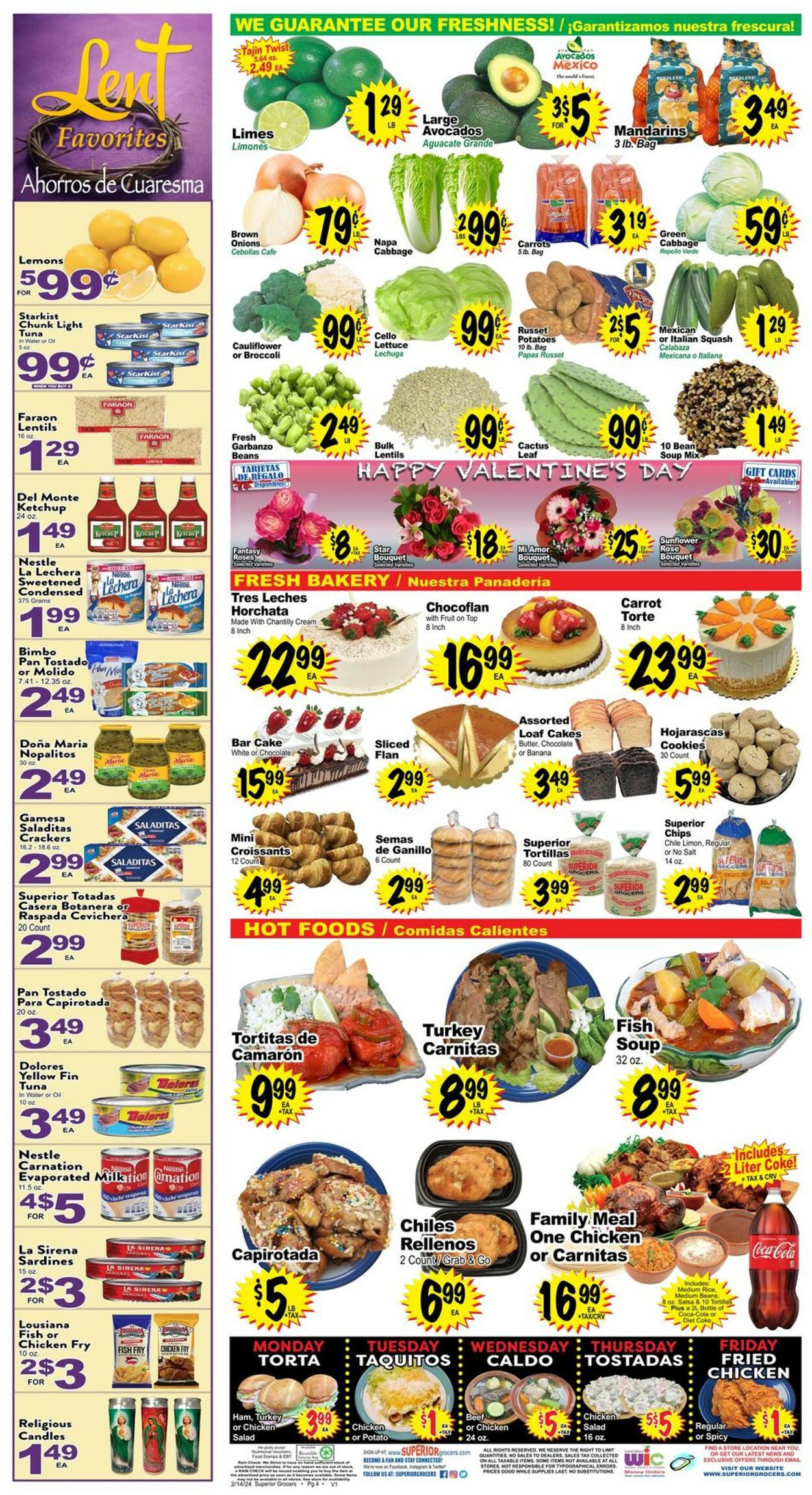 Catalogue Superior Grocers from 02/14/2024
