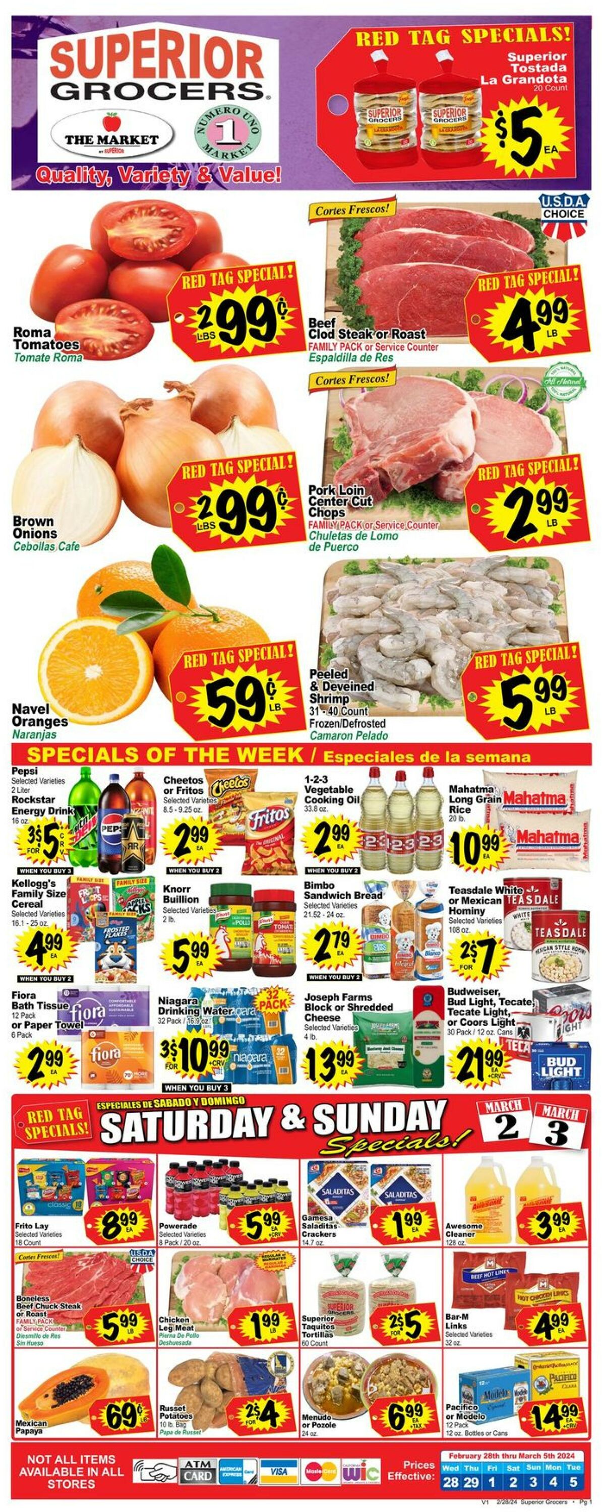 Catalogue Superior Grocers from 02/28/2024