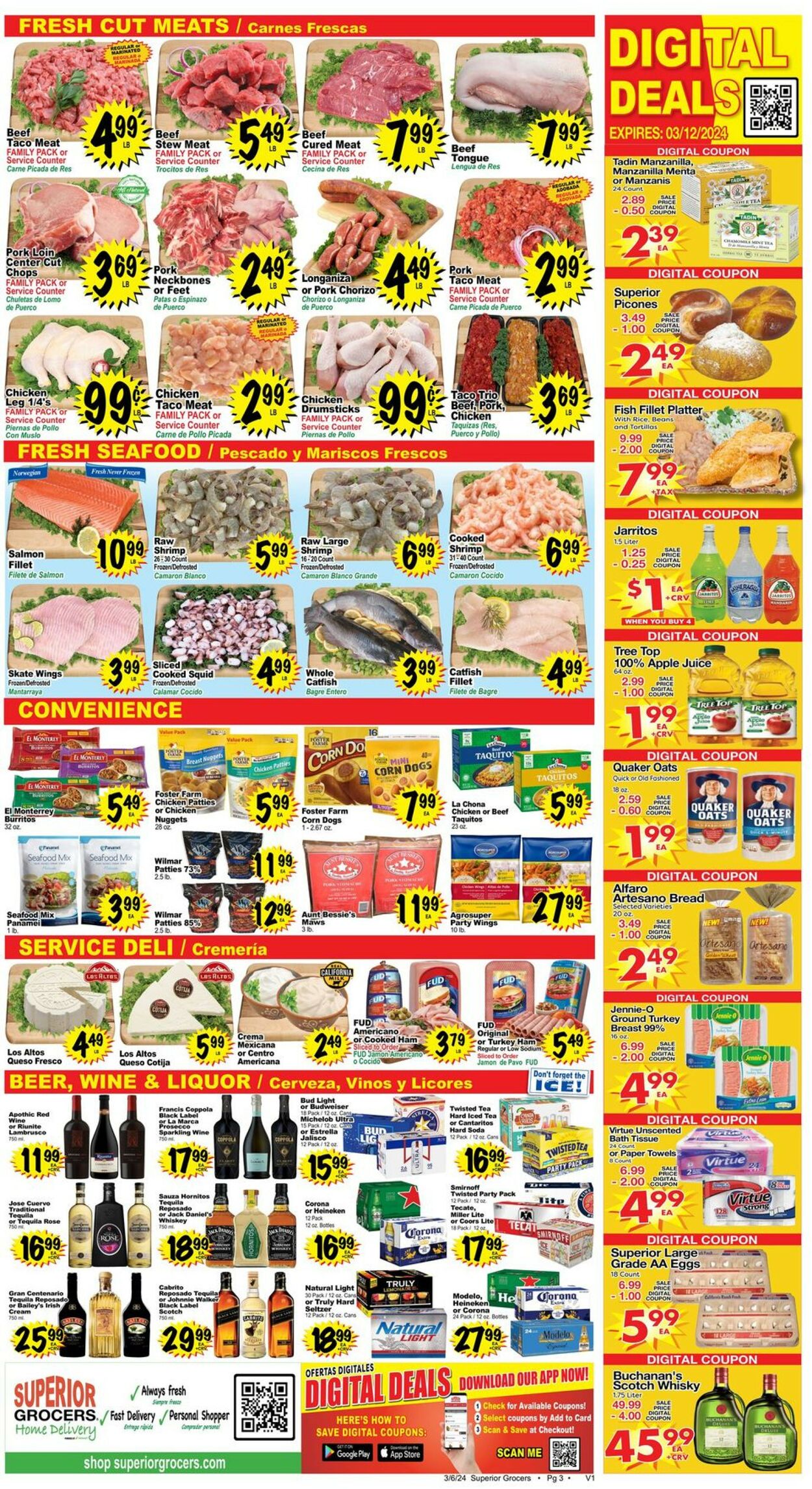 Catalogue Superior Grocers from 03/06/2024