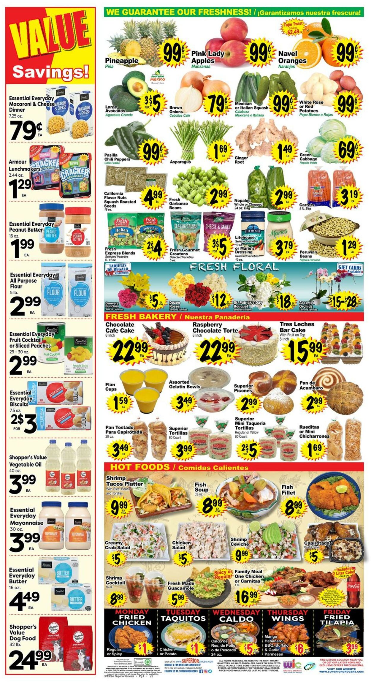 Catalogue Superior Grocers from 03/13/2024