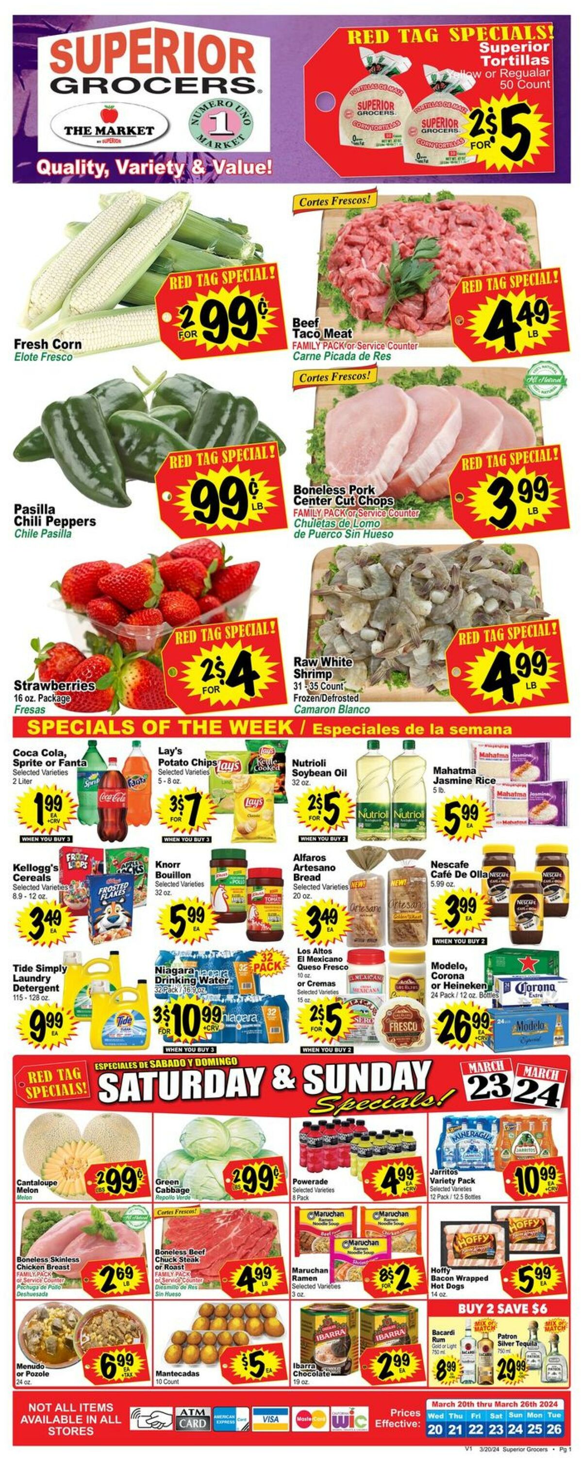 Catalogue Superior Grocers from 03/20/2024