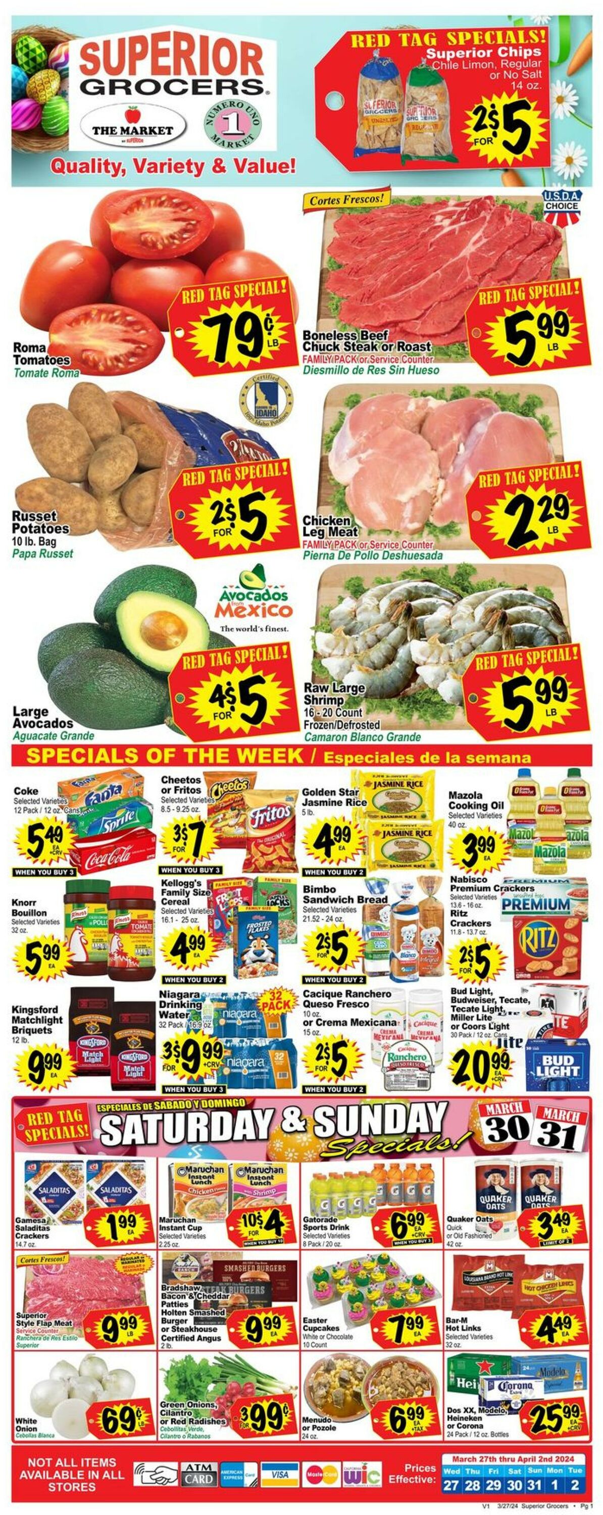 Catalogue Superior Grocers from 03/27/2024