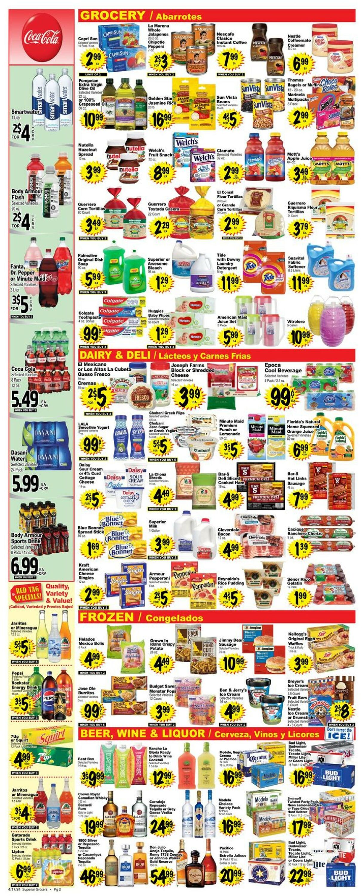 Catalogue Superior Grocers from 04/17/2024
