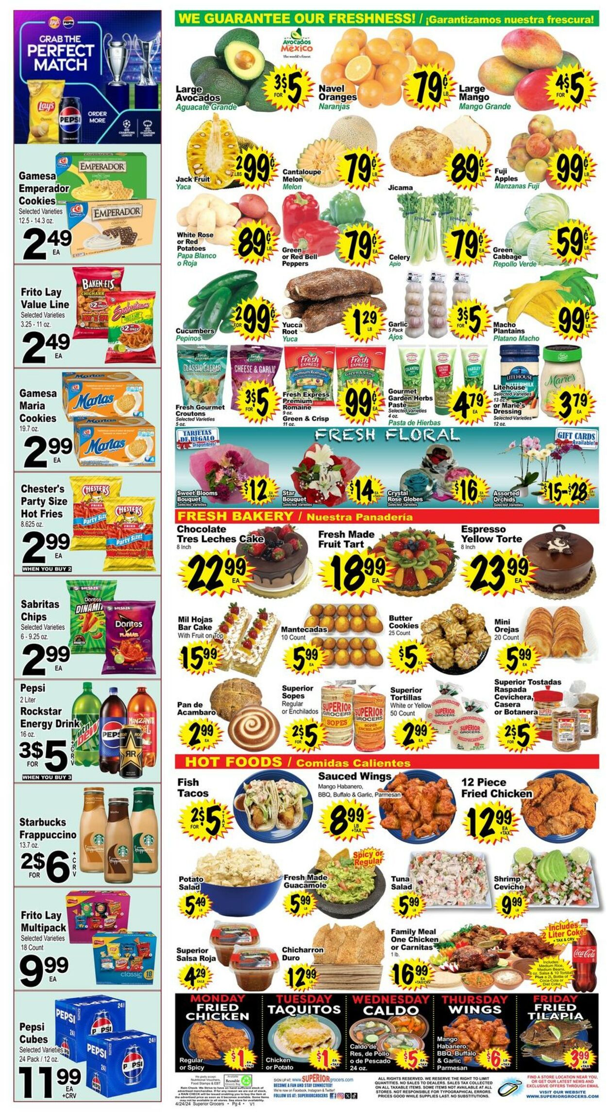 Catalogue Superior Grocers from 04/24/2024