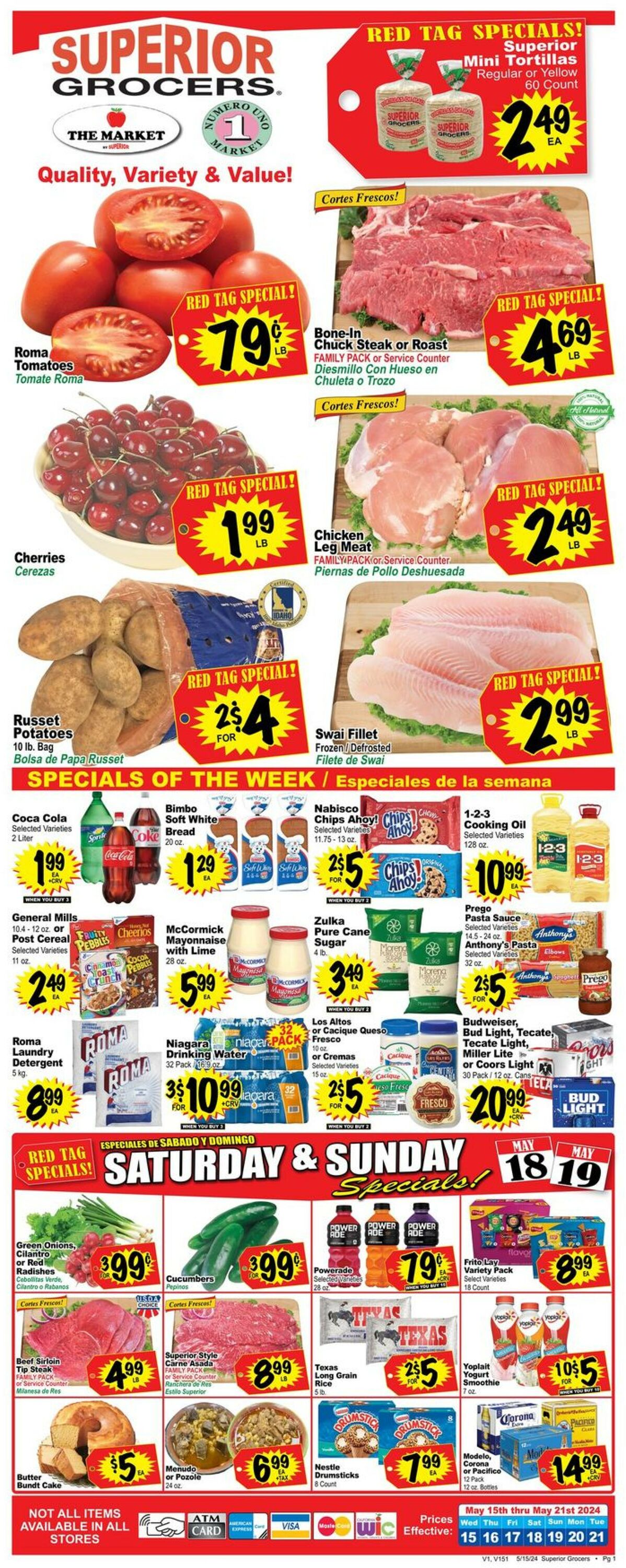 Catalogue Superior Grocers from 05/15/2024