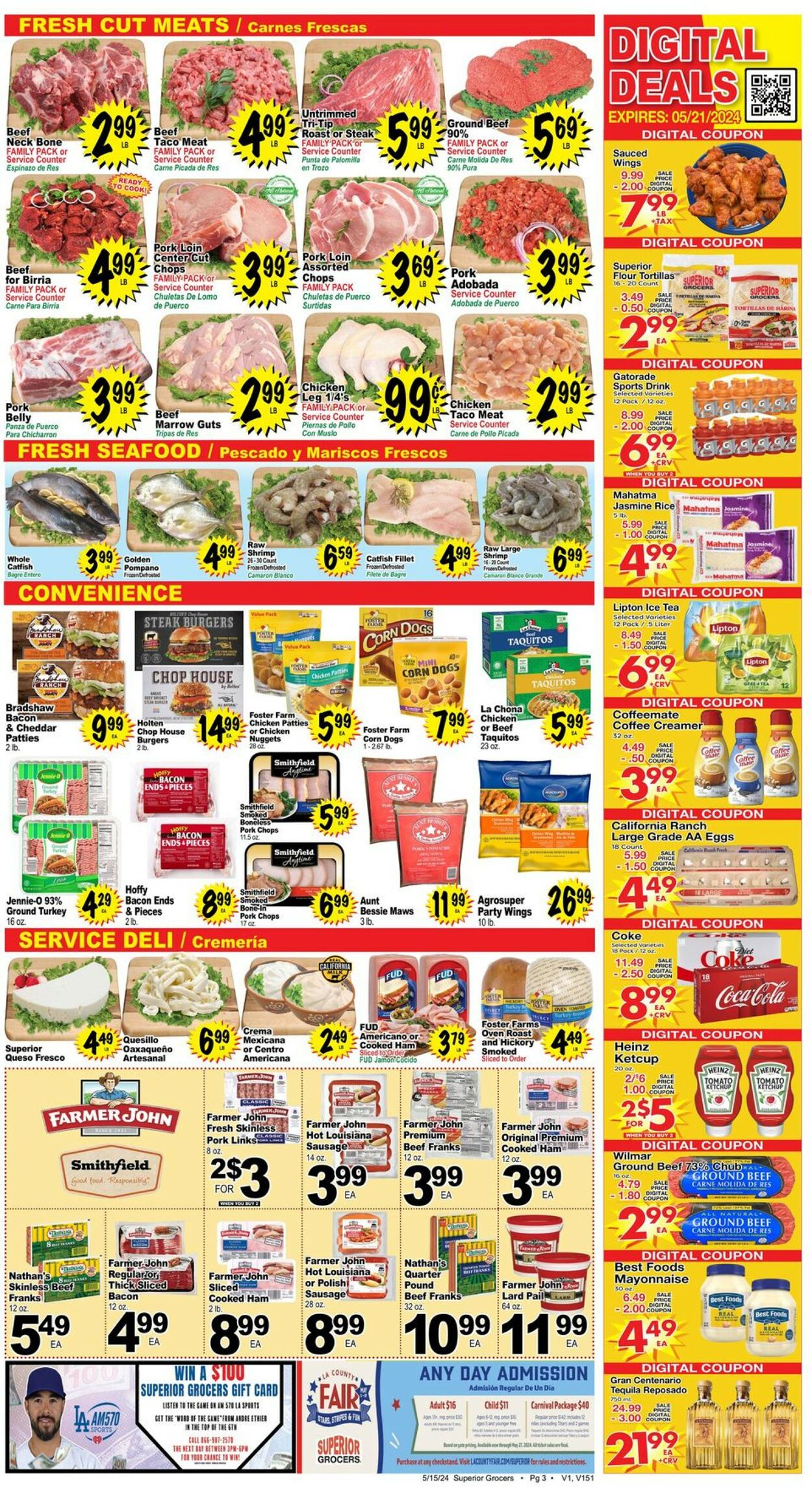 Catalogue Superior Grocers from 05/15/2024