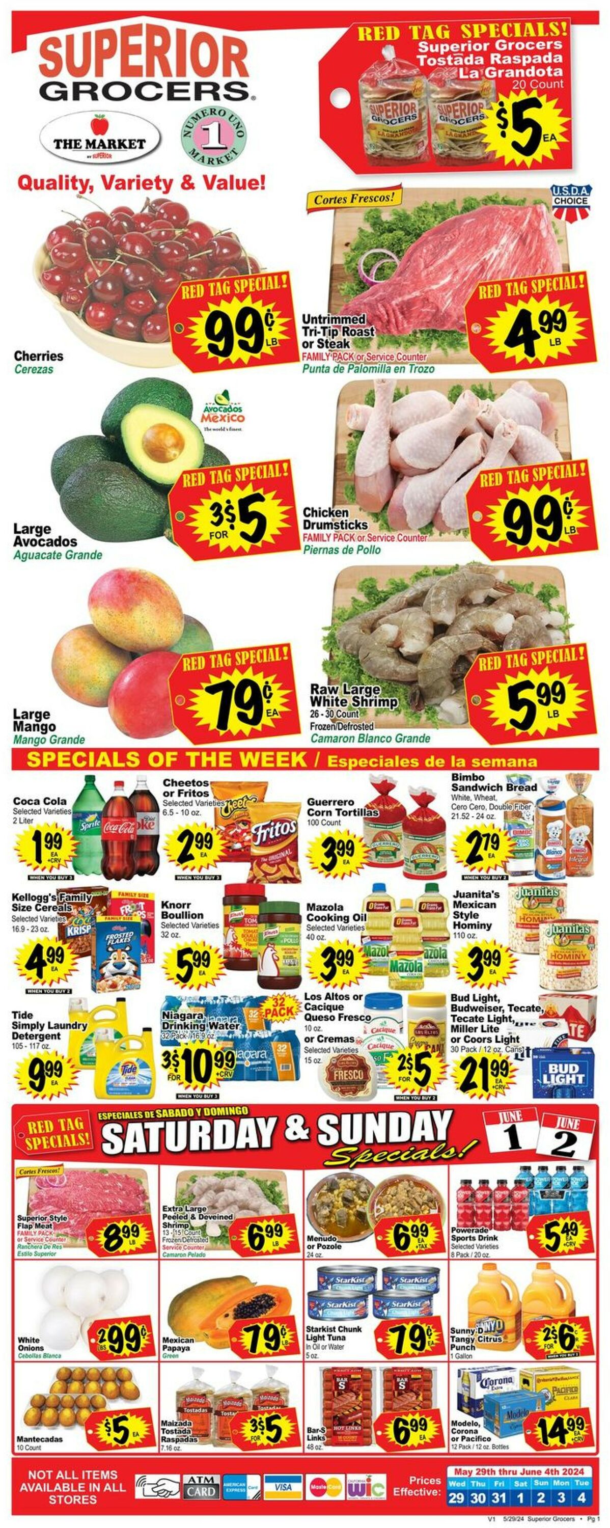 Catalogue Superior Grocers from 05/29/2024