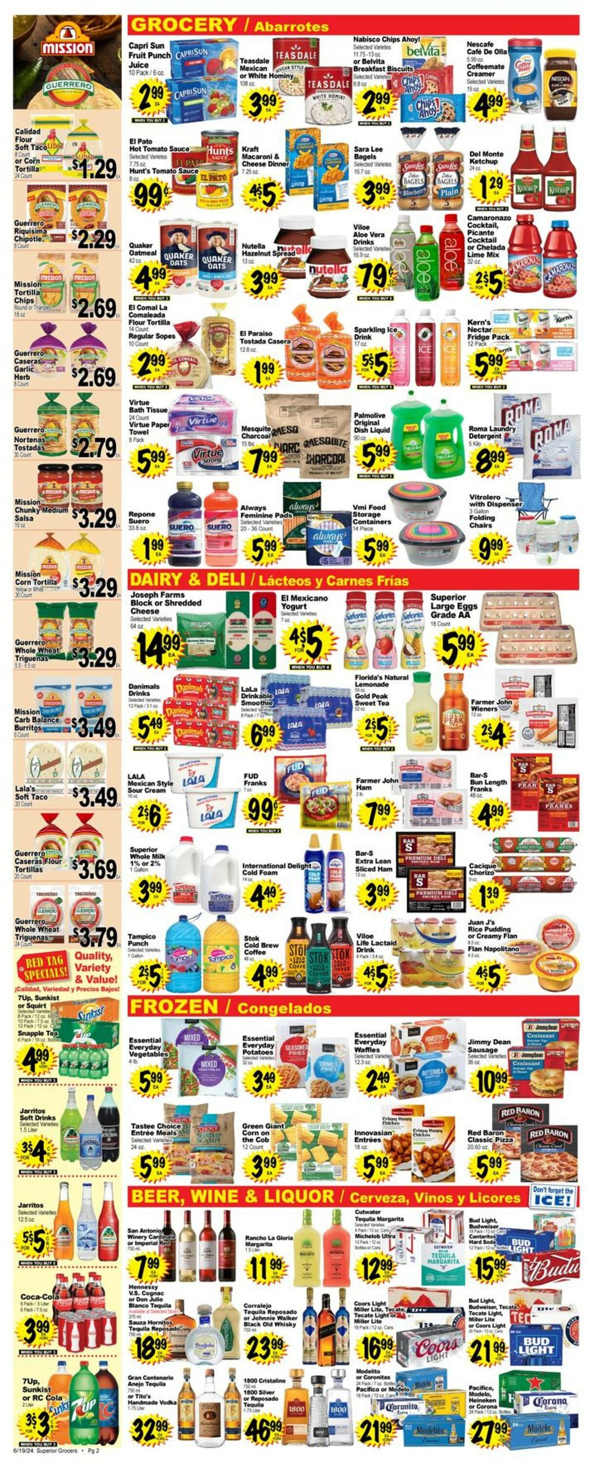 Catalogue Superior Grocers from 06/19/2024