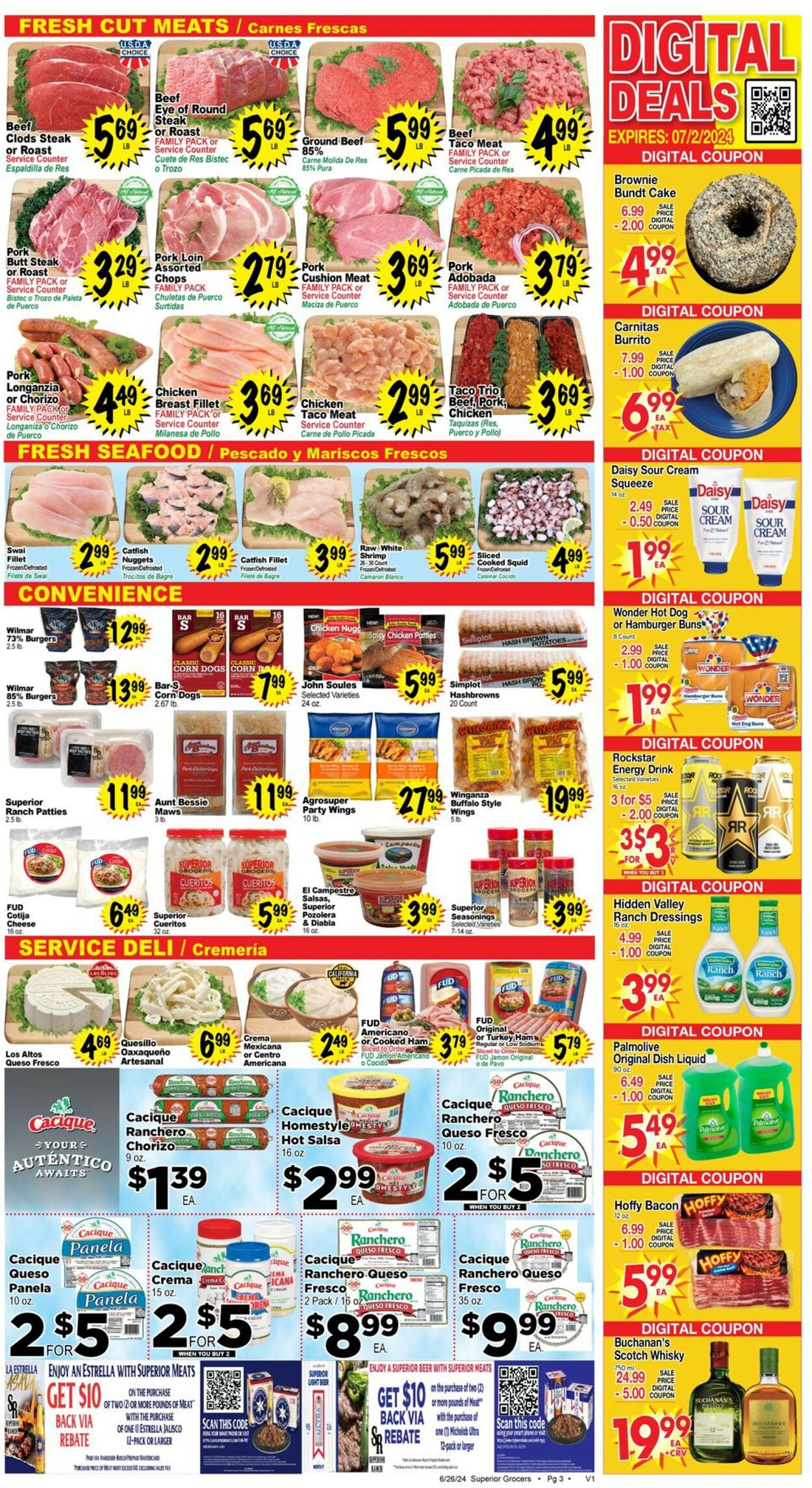 Catalogue Superior Grocers from 06/26/2024