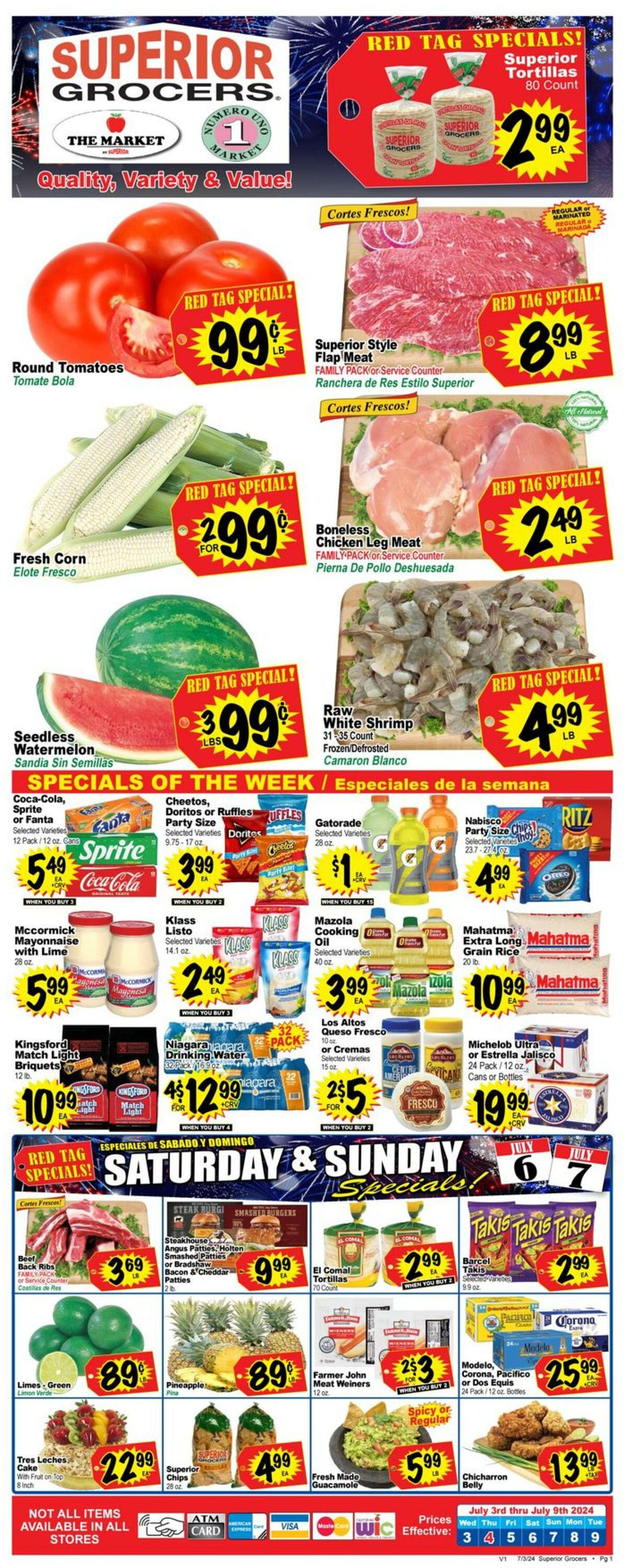 Catalogue Superior Grocers from 07/03/2024