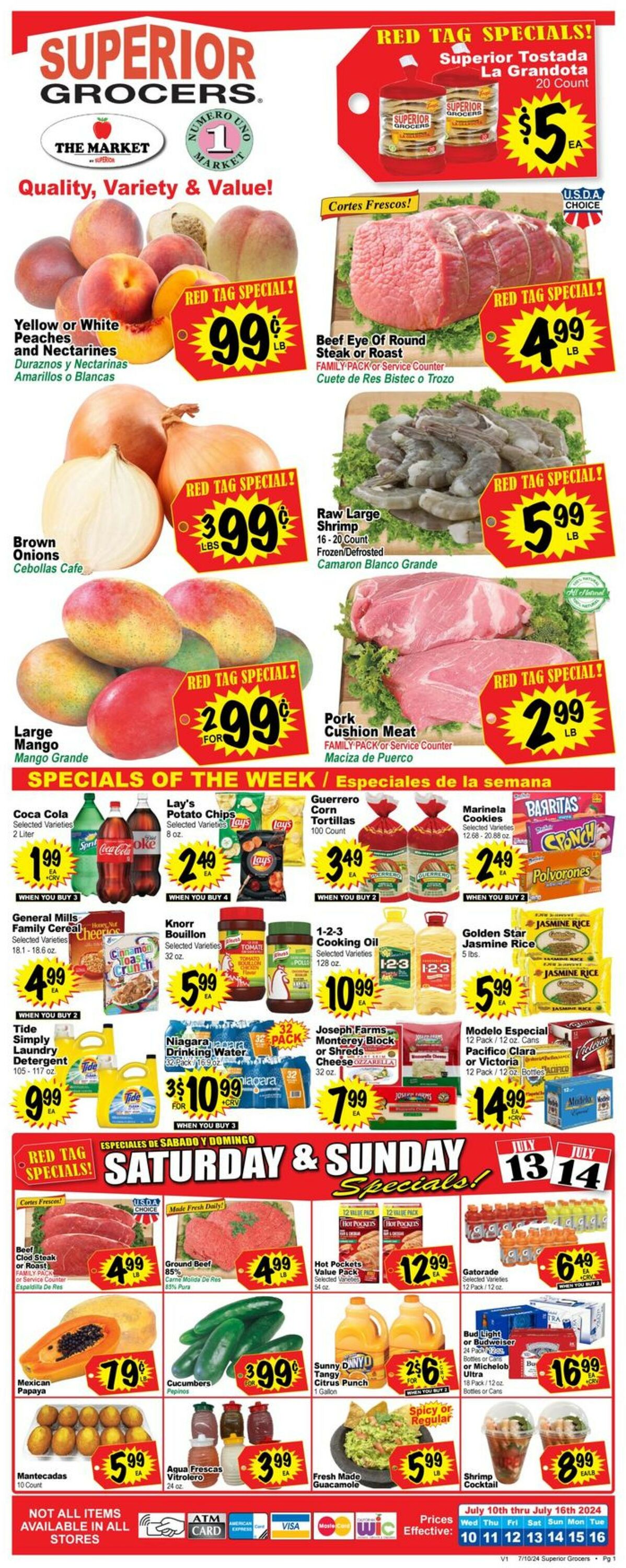 Catalogue Superior Grocers from 07/10/2024